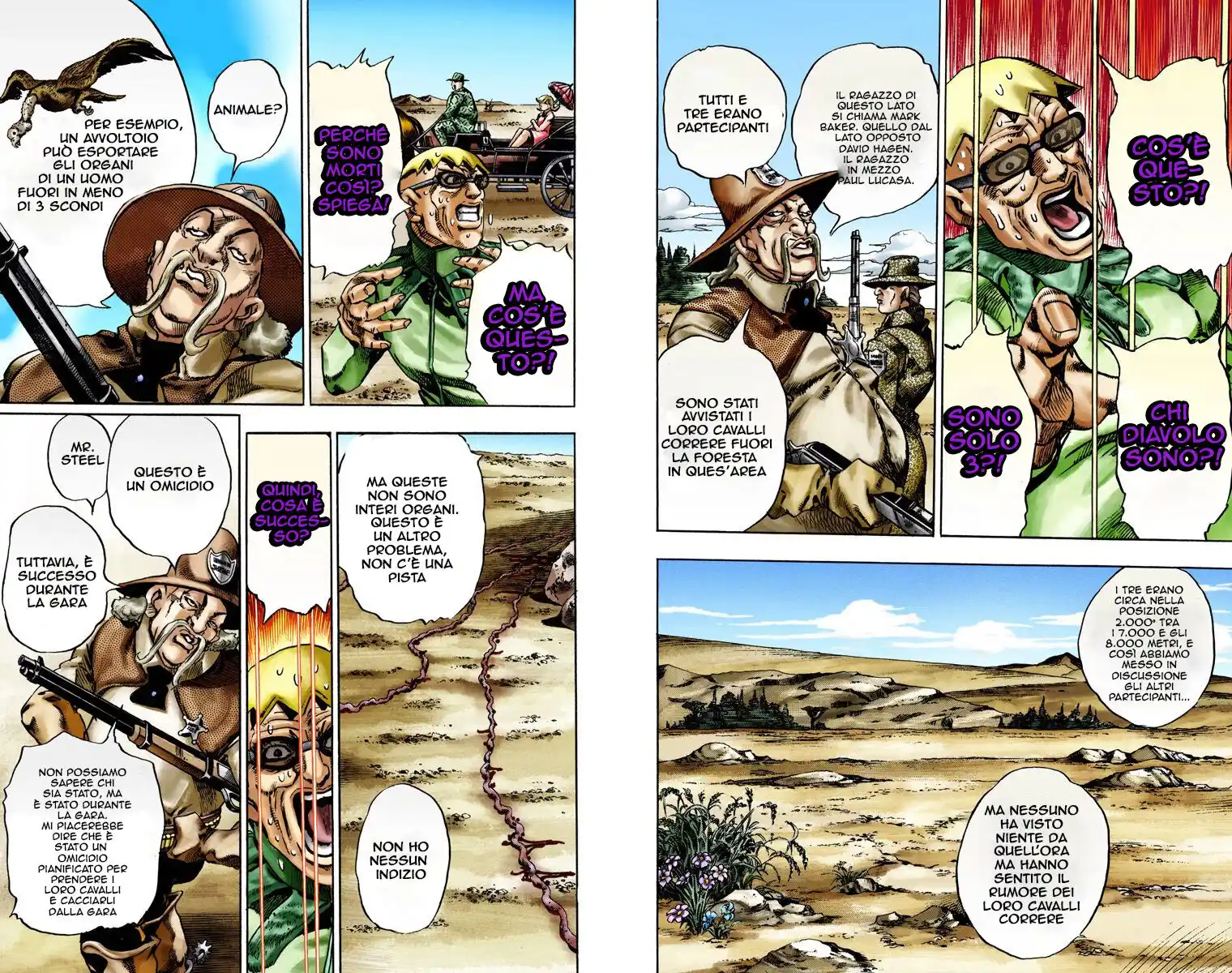 JoJo's Bizarre Adventure Part 7 - Steel Ball Run (Official Colored) Capitolo 12 page 19