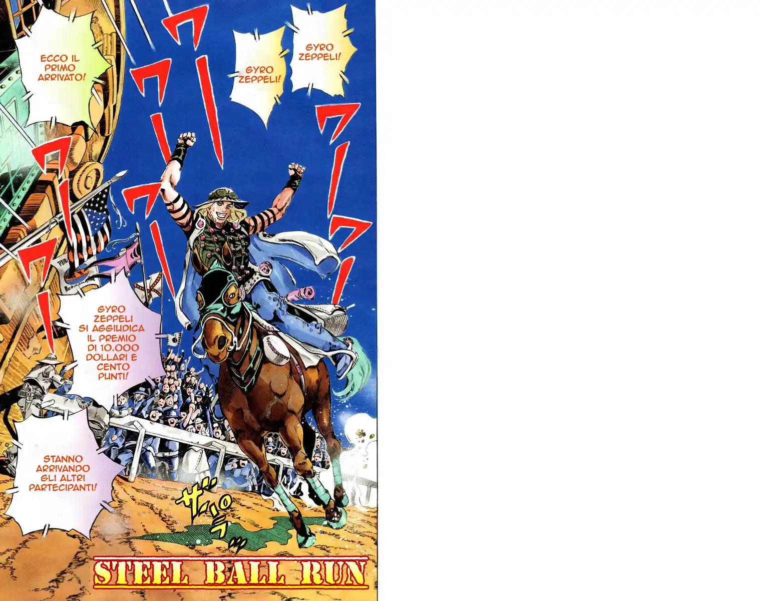 JoJo's Bizarre Adventure Part 7 - Steel Ball Run (Official Colored) Capitolo 12 page 2