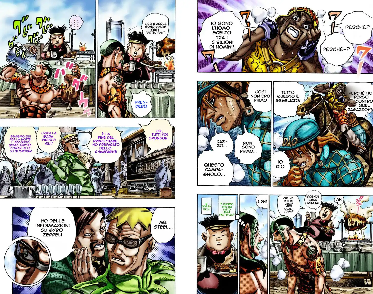 JoJo's Bizarre Adventure Part 7 - Steel Ball Run (Official Colored) Capitolo 12 page 5