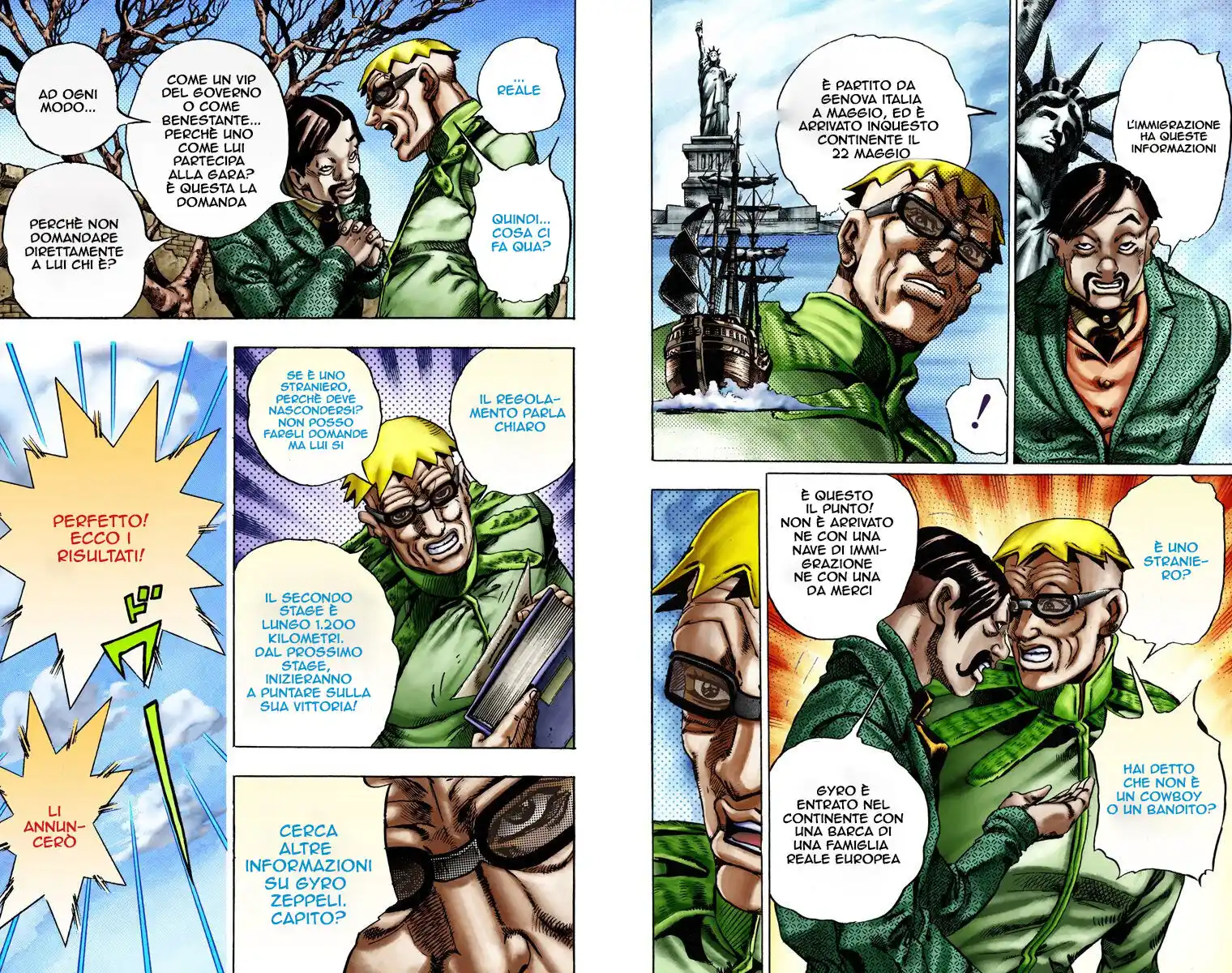 JoJo's Bizarre Adventure Part 7 - Steel Ball Run (Official Colored) Capitolo 12 page 6