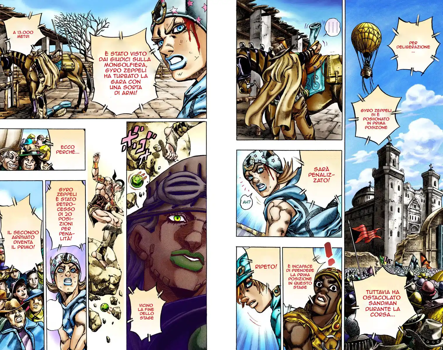 JoJo's Bizarre Adventure Part 7 - Steel Ball Run (Official Colored) Capitolo 12 page 7