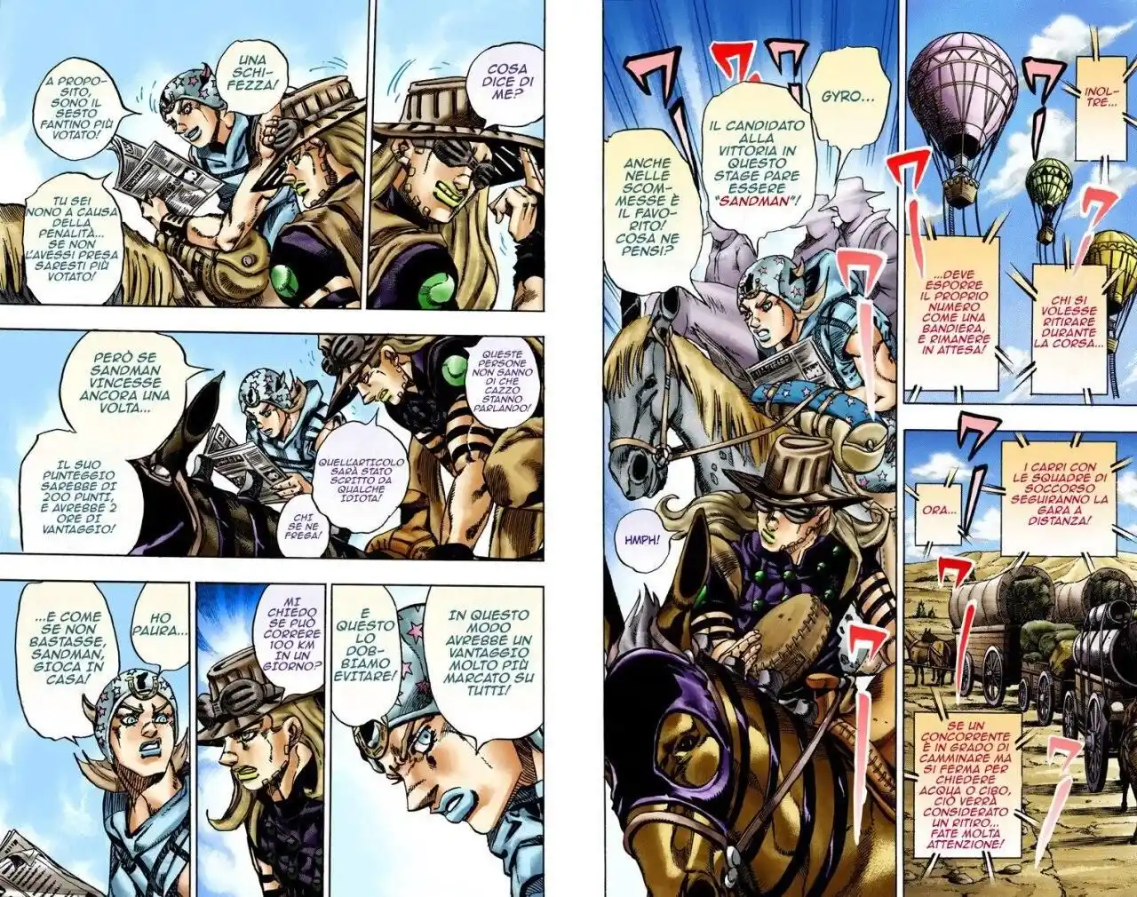 JoJo's Bizarre Adventure Part 7 - Steel Ball Run (Official Colored) Capitolo 13 page 10