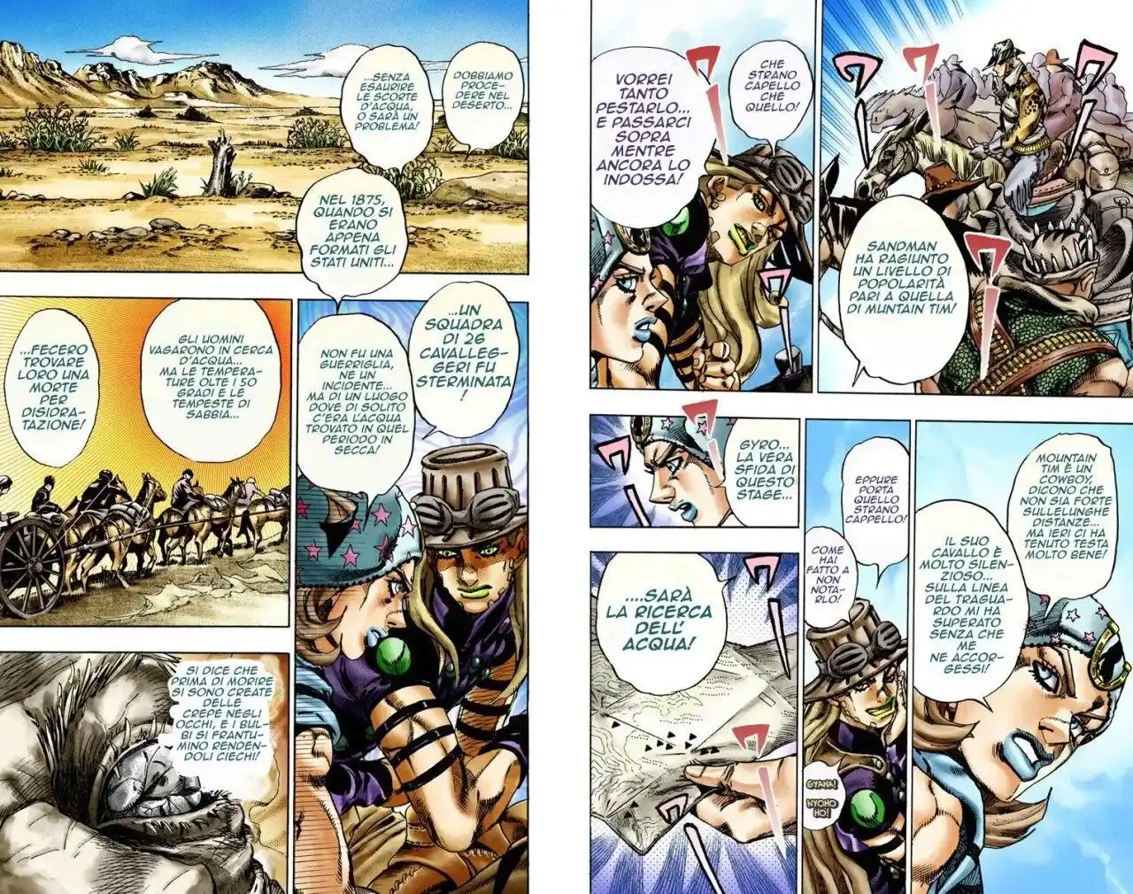 JoJo's Bizarre Adventure Part 7 - Steel Ball Run (Official Colored) Capitolo 13 page 11