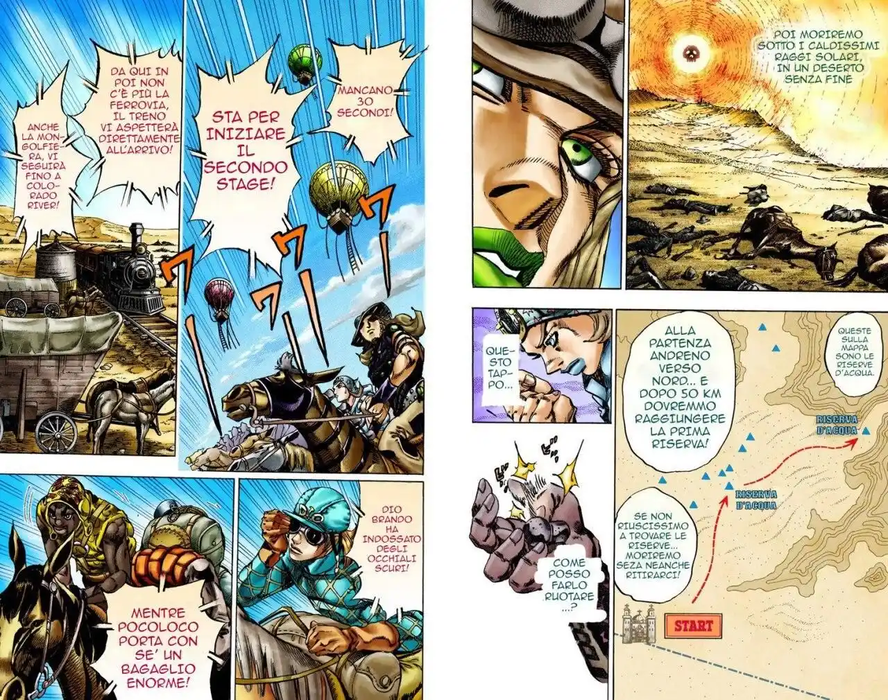 JoJo's Bizarre Adventure Part 7 - Steel Ball Run (Official Colored) Capitolo 13 page 12