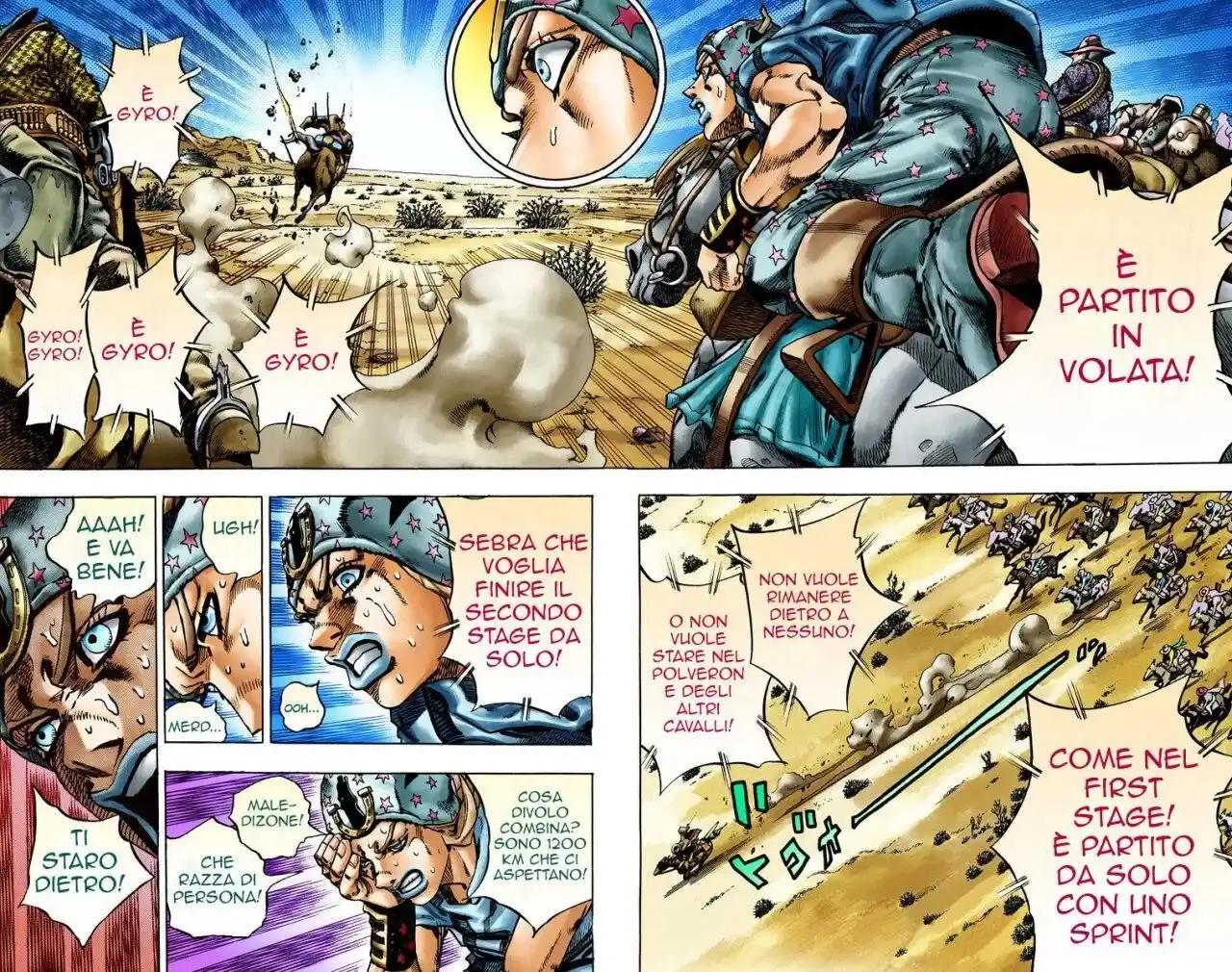 JoJo's Bizarre Adventure Part 7 - Steel Ball Run (Official Colored) Capitolo 13 page 14