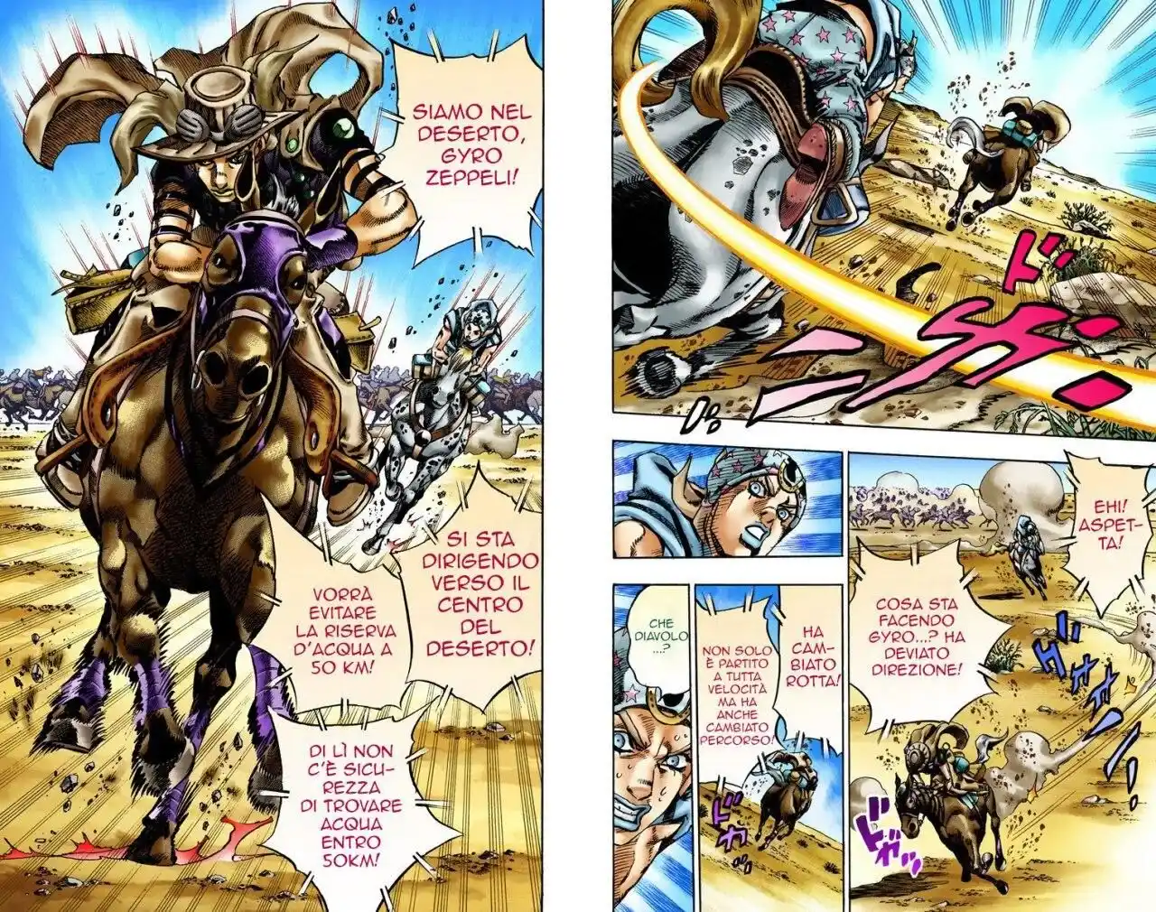 JoJo's Bizarre Adventure Part 7 - Steel Ball Run (Official Colored) Capitolo 13 page 15