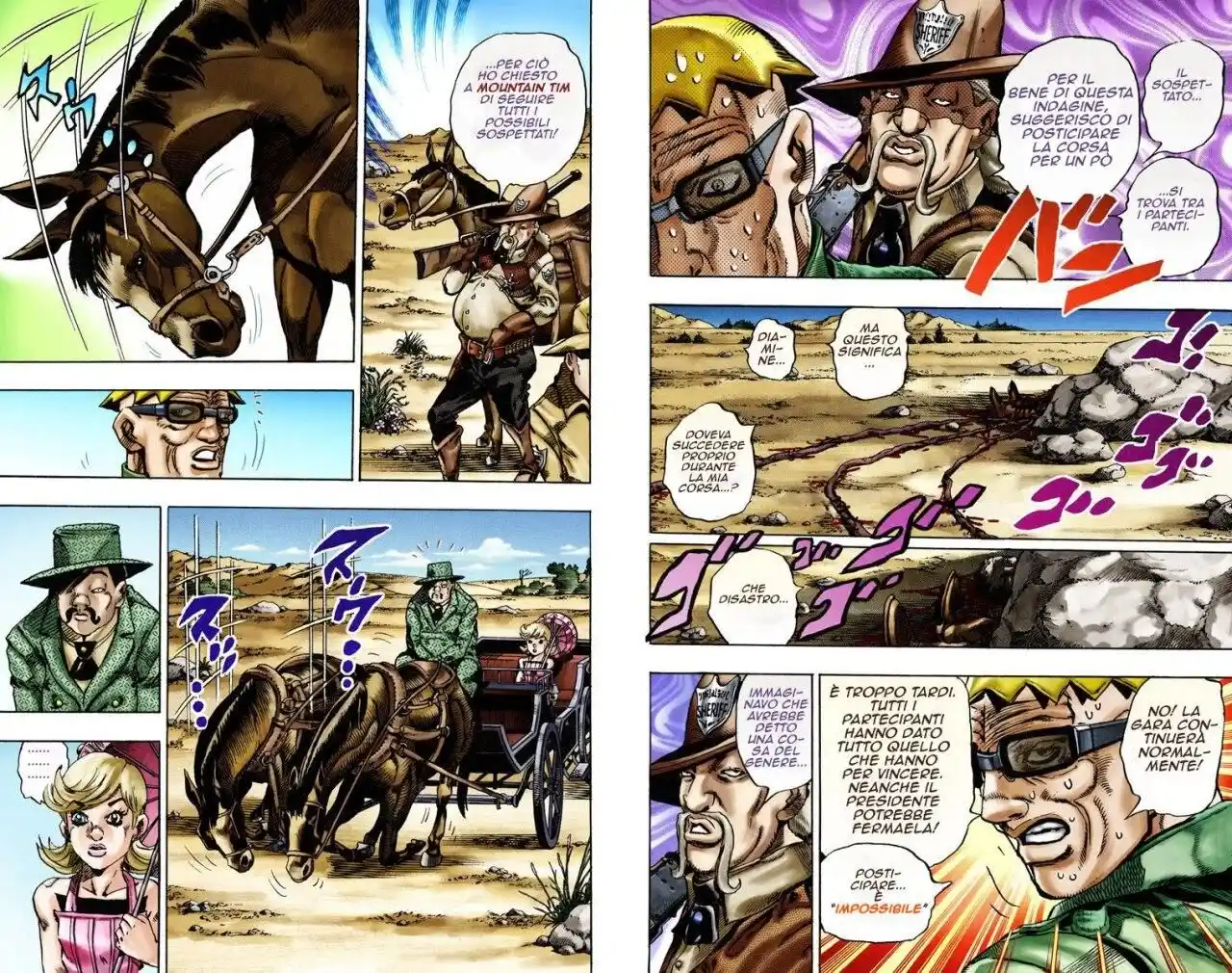 JoJo's Bizarre Adventure Part 7 - Steel Ball Run (Official Colored) Capitolo 13 page 2