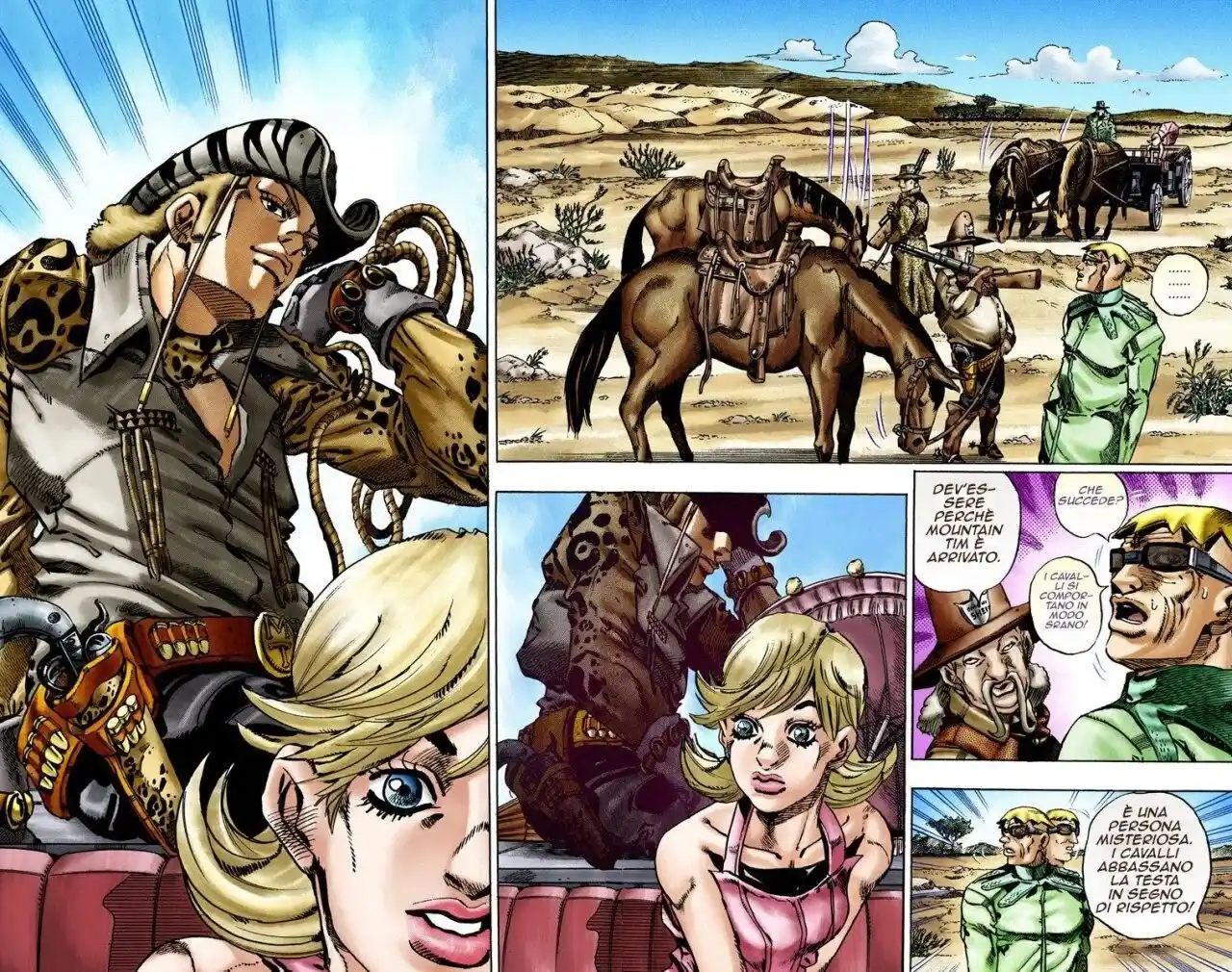 JoJo's Bizarre Adventure Part 7 - Steel Ball Run (Official Colored) Capitolo 13 page 3