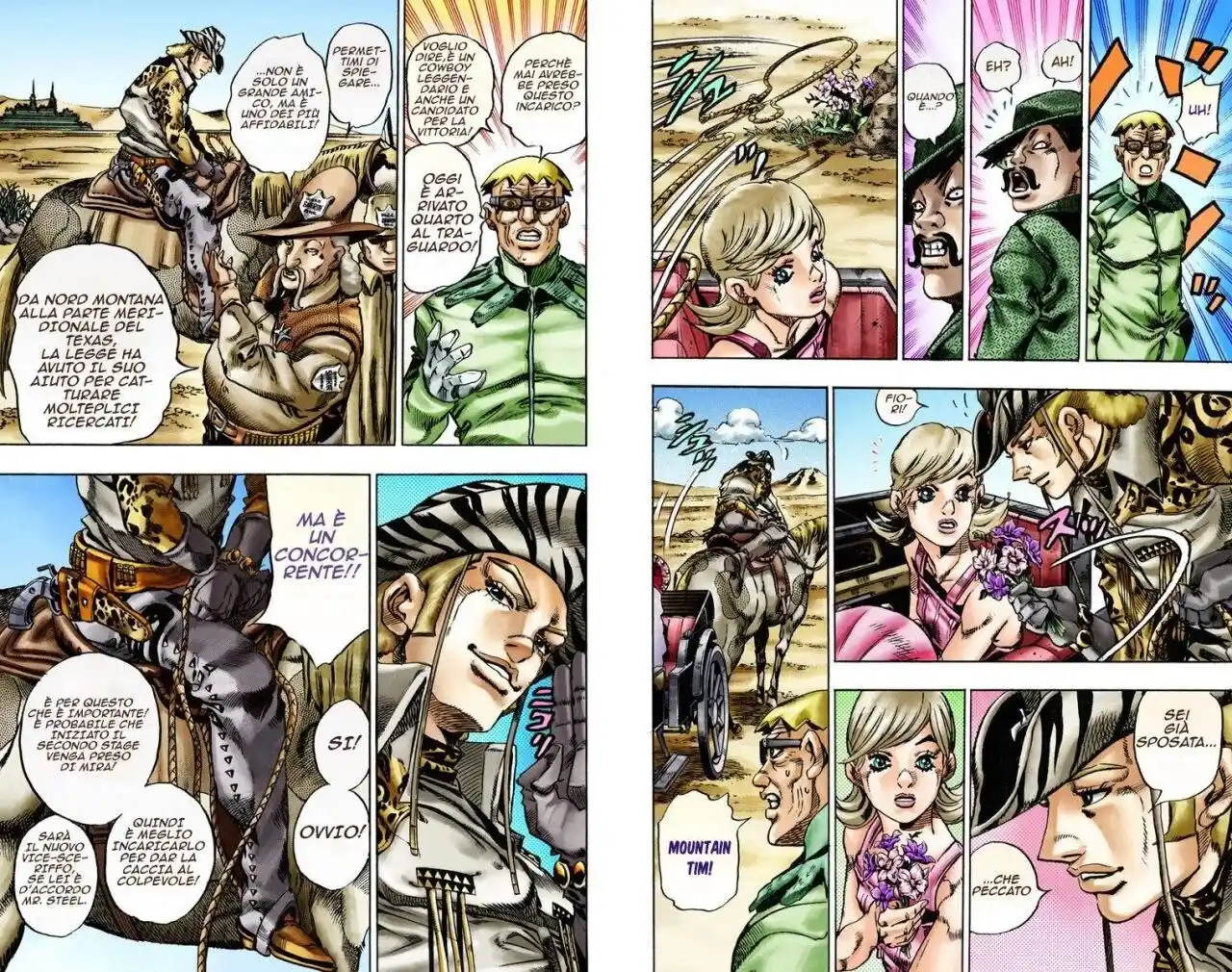 JoJo's Bizarre Adventure Part 7 - Steel Ball Run (Official Colored) Capitolo 13 page 4