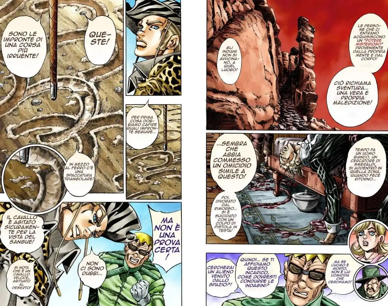 JoJo's Bizarre Adventure Part 7 - Steel Ball Run (Official Colored) Capitolo 13 page 6