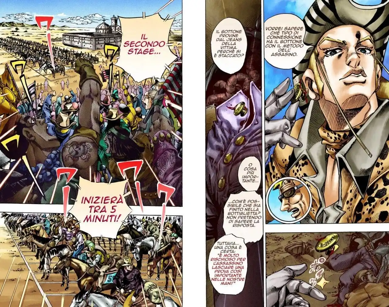 JoJo's Bizarre Adventure Part 7 - Steel Ball Run (Official Colored) Capitolo 13 page 8