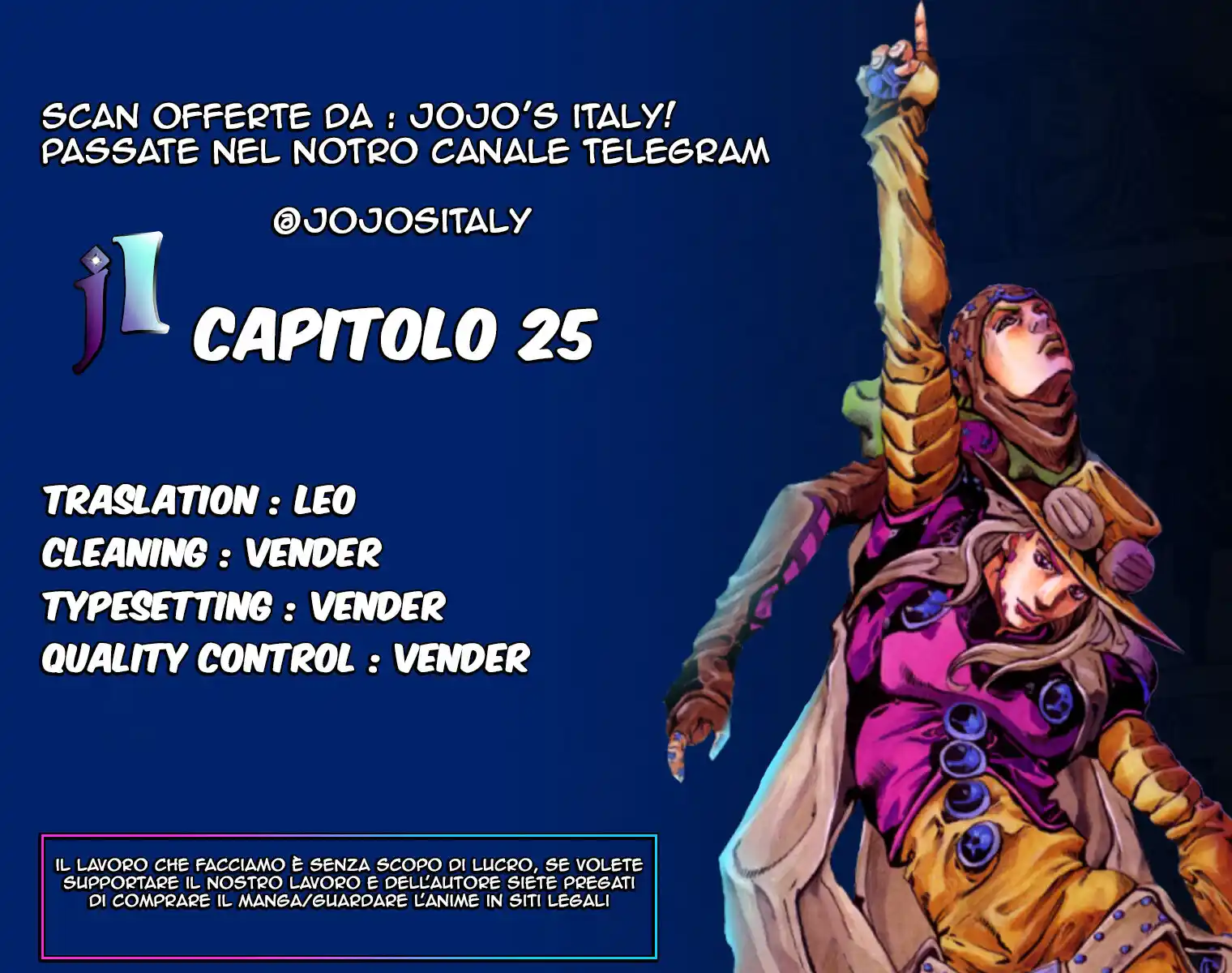 JoJo's Bizarre Adventure Part 7 - Steel Ball Run (Official Colored) Capitolo 25 page 1