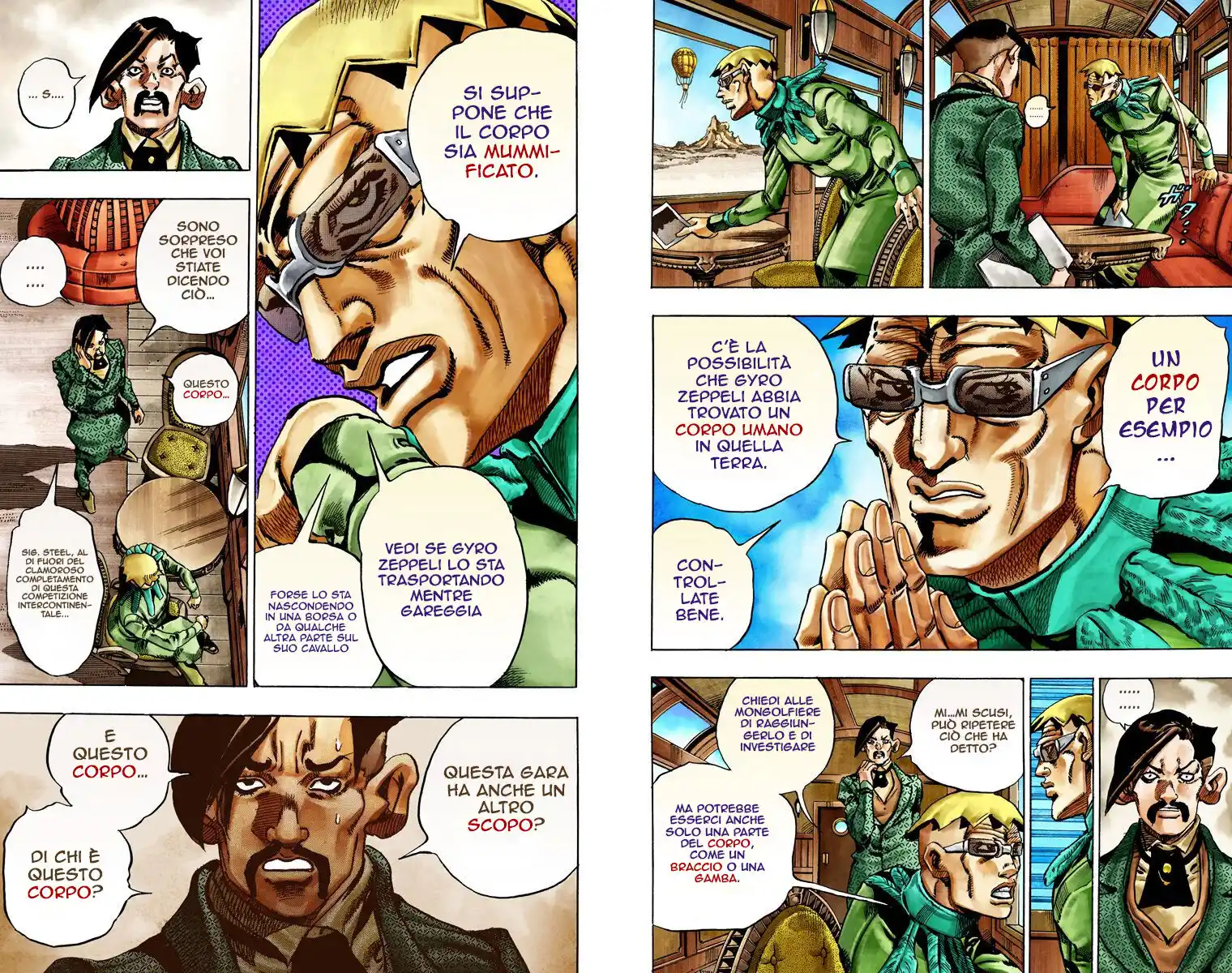 JoJo's Bizarre Adventure Part 7 - Steel Ball Run (Official Colored) Capitolo 25 page 18