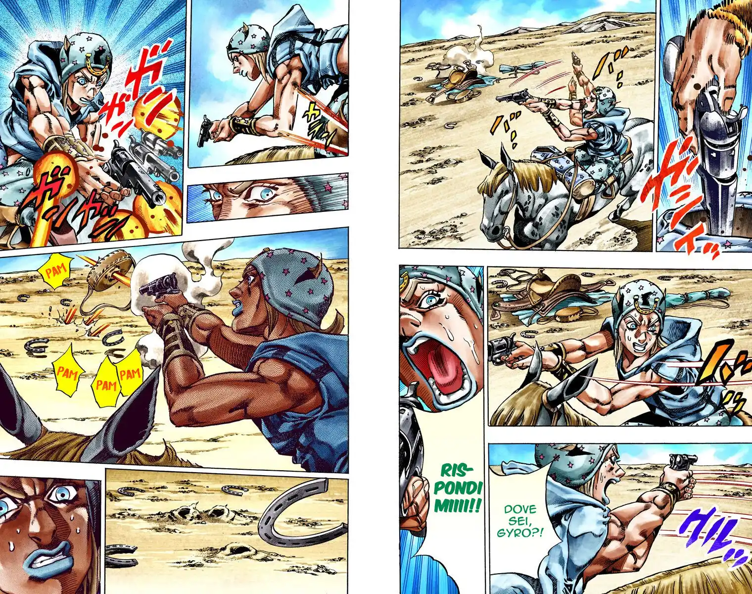 JoJo's Bizarre Adventure Part 7 - Steel Ball Run (Official Colored) Capitolo 25 page 31