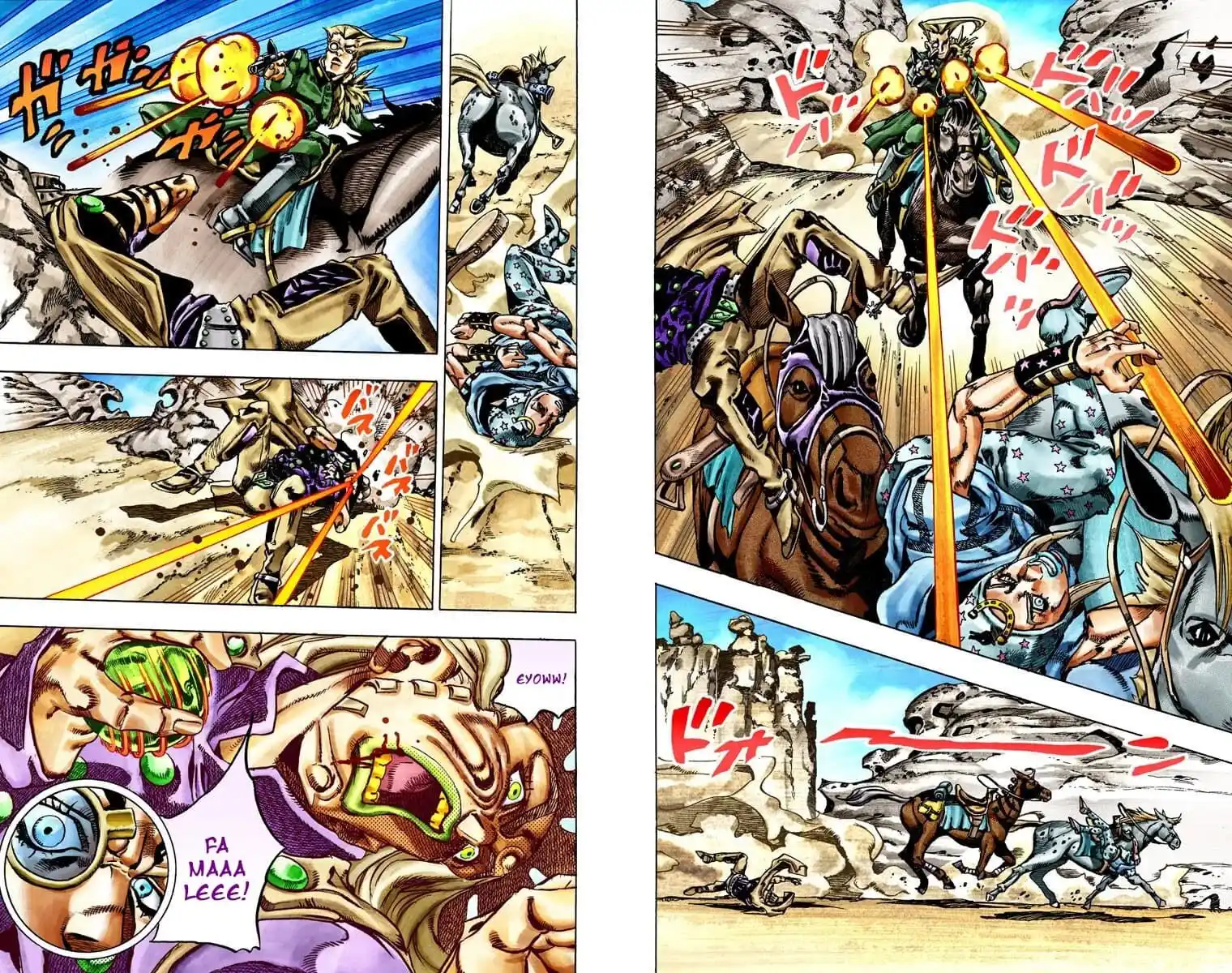 JoJo's Bizarre Adventure Part 7 - Steel Ball Run (Official Colored) Capitolo 25 page 8