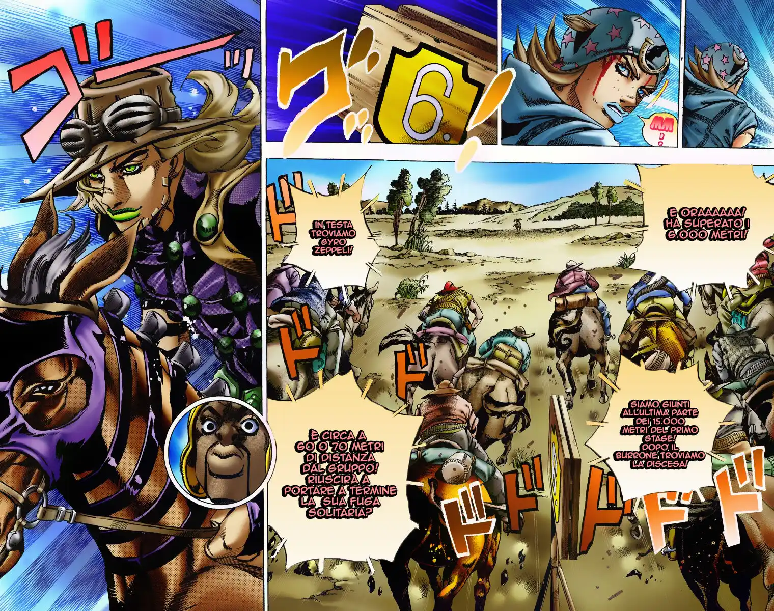 JoJo's Bizarre Adventure Part 7 - Steel Ball Run (Official Colored) Capitolo 07 page 10