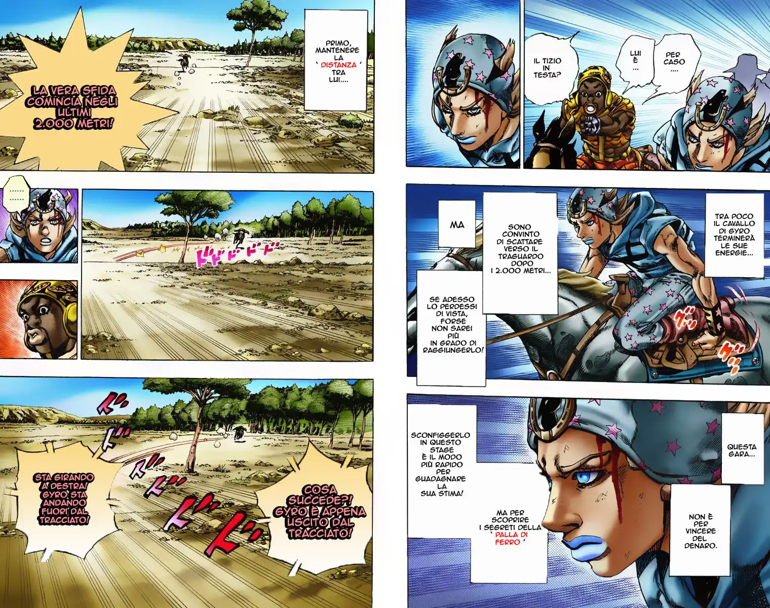 JoJo's Bizarre Adventure Part 7 - Steel Ball Run (Official Colored) Capitolo 07 page 11