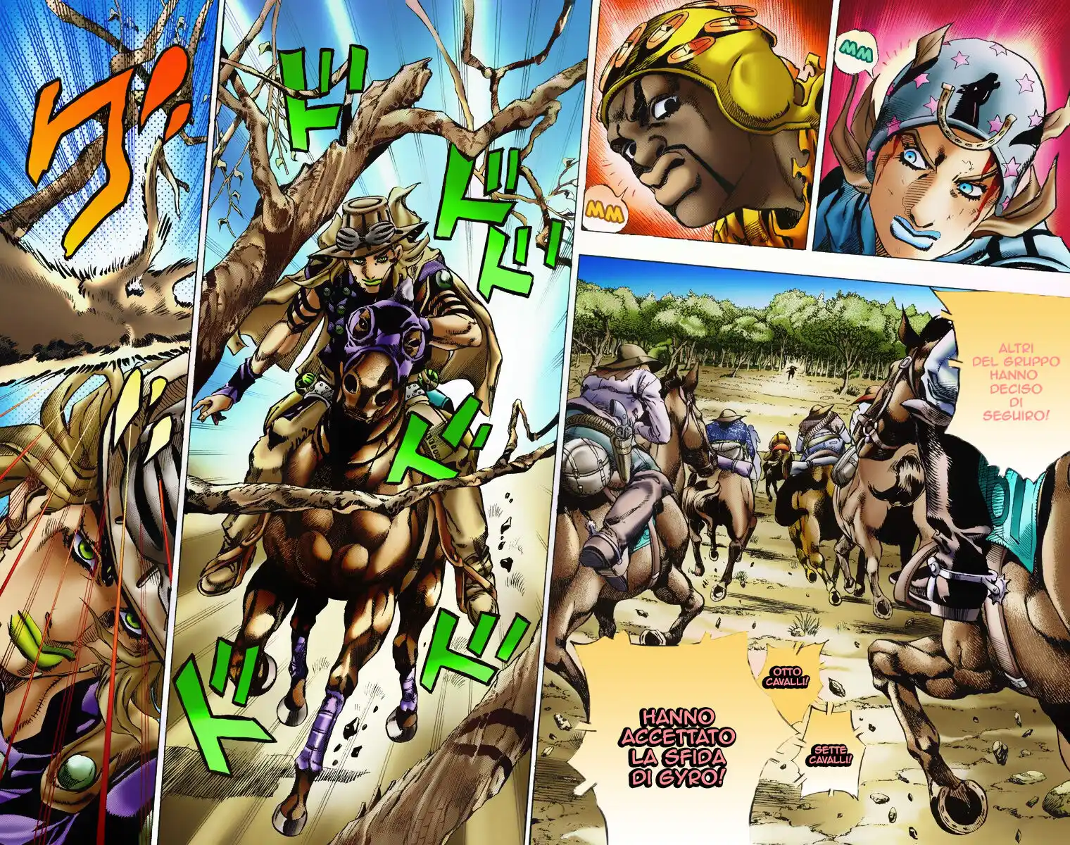 JoJo's Bizarre Adventure Part 7 - Steel Ball Run (Official Colored) Capitolo 07 page 14