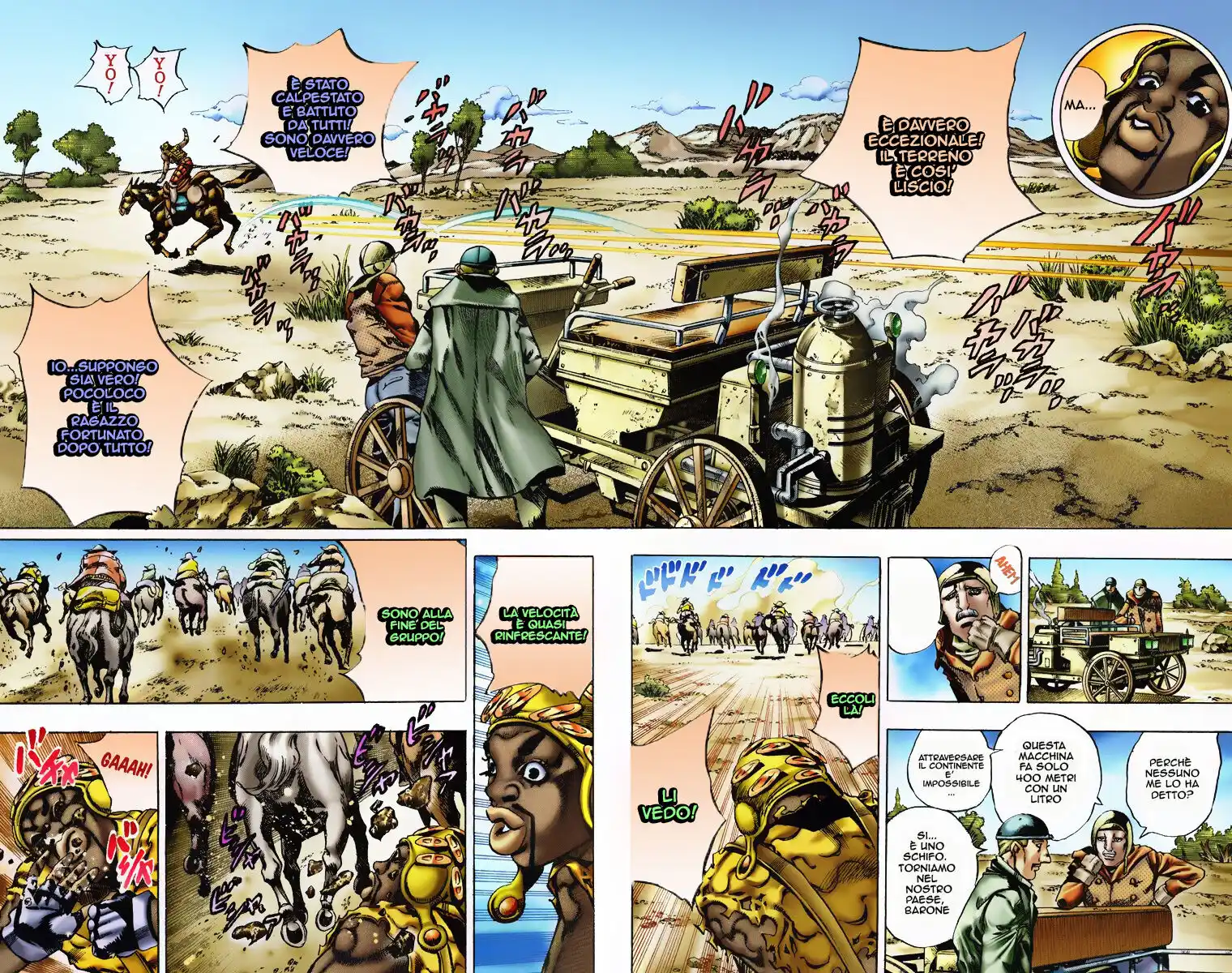 JoJo's Bizarre Adventure Part 7 - Steel Ball Run (Official Colored) Capitolo 07 page 2