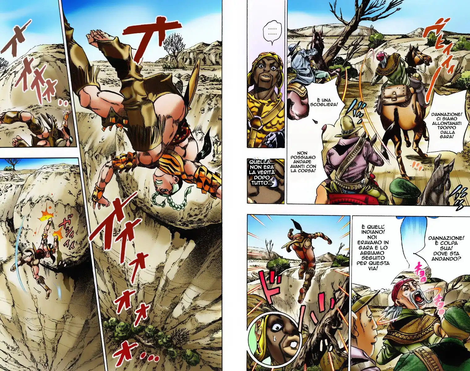 JoJo's Bizarre Adventure Part 7 - Steel Ball Run (Official Colored) Capitolo 07 page 4