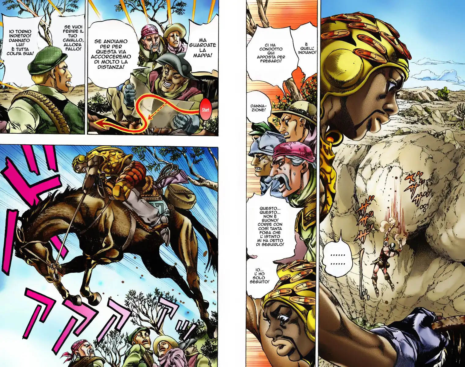 JoJo's Bizarre Adventure Part 7 - Steel Ball Run (Official Colored) Capitolo 07 page 5