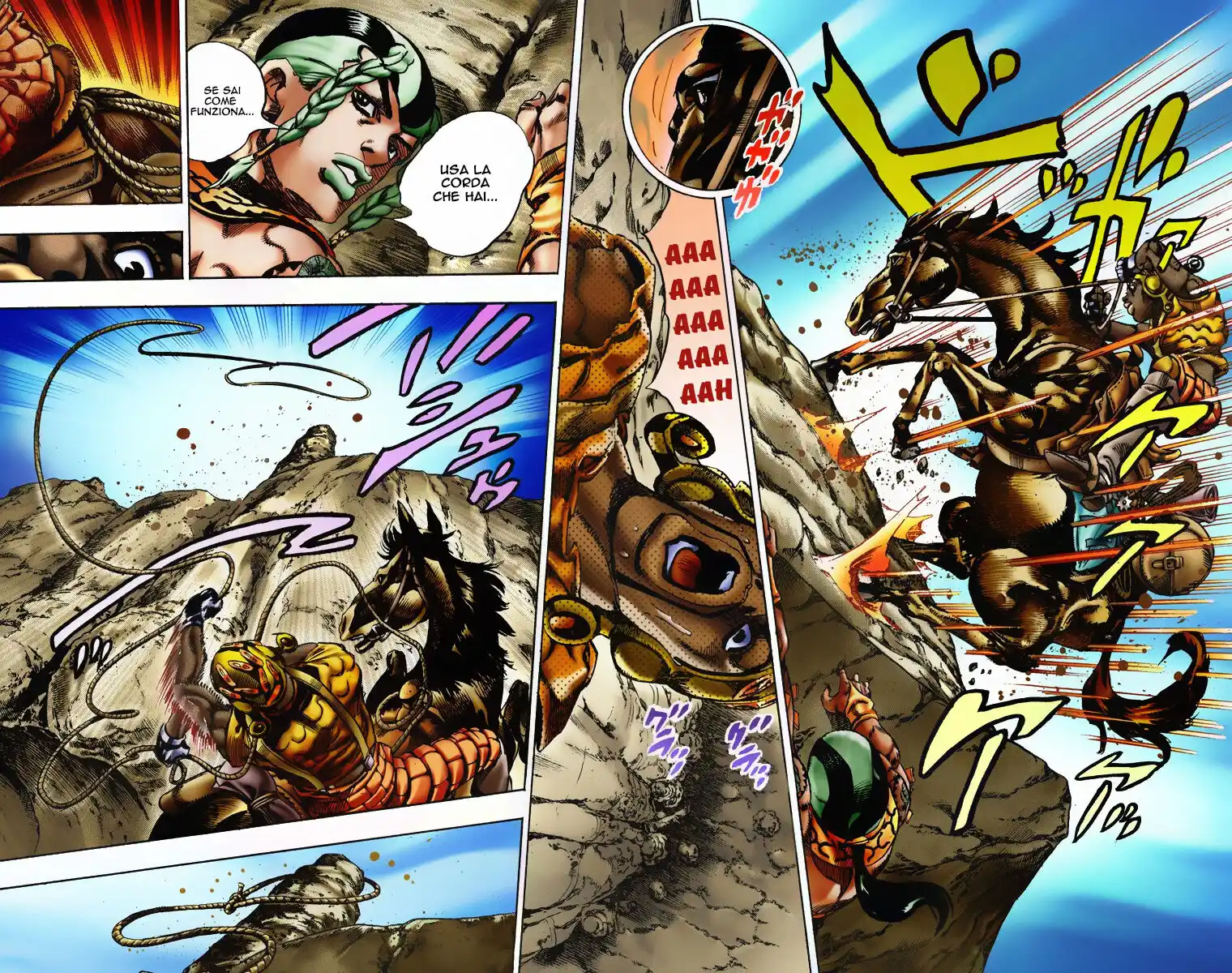 JoJo's Bizarre Adventure Part 7 - Steel Ball Run (Official Colored) Capitolo 07 page 7