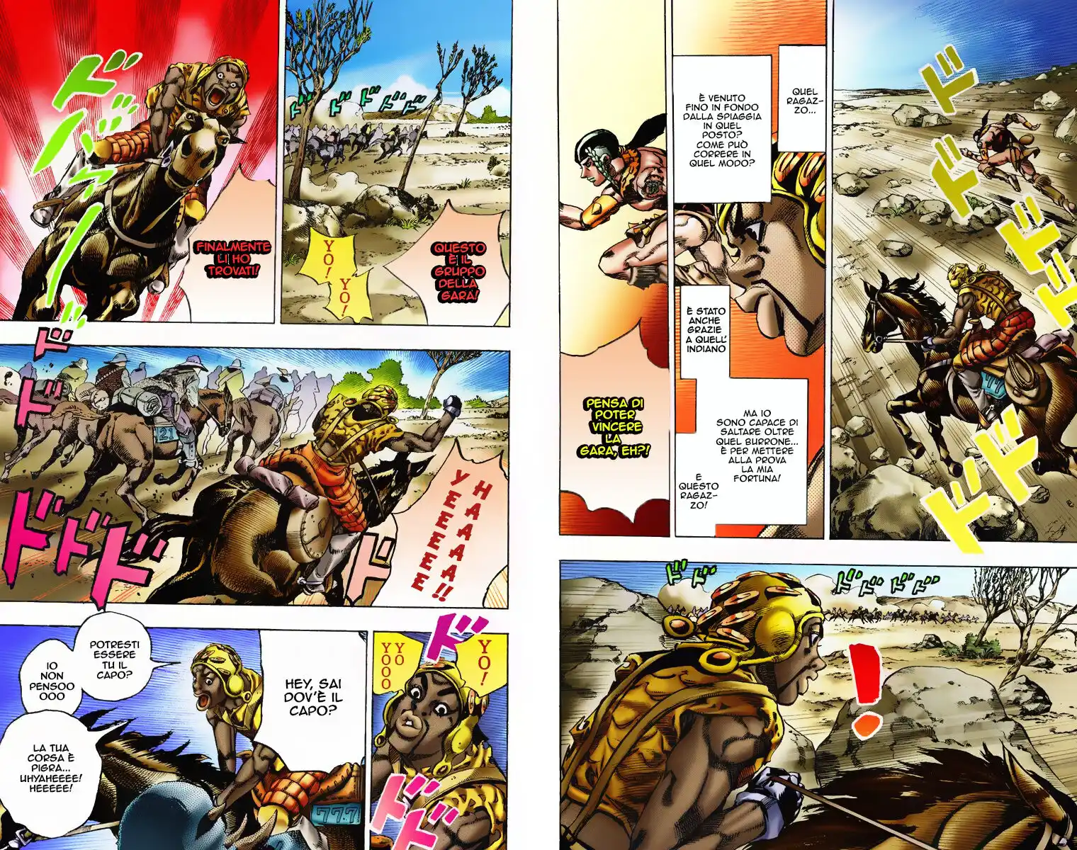 JoJo's Bizarre Adventure Part 7 - Steel Ball Run (Official Colored) Capitolo 07 page 9