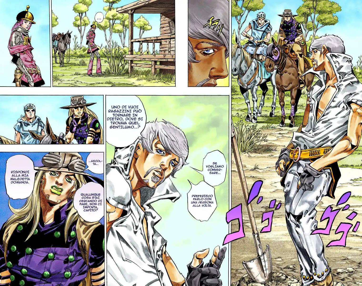 JoJo's Bizarre Adventure Part 7 - Steel Ball Run (Official Colored) Capitolo 34 page 14