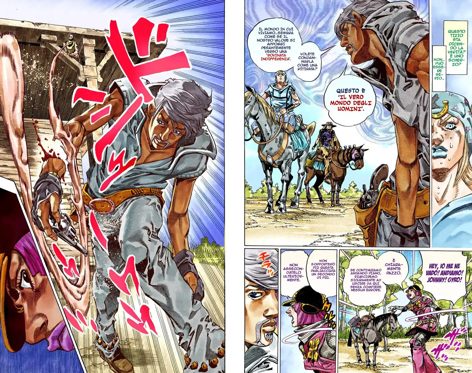 JoJo's Bizarre Adventure Part 7 - Steel Ball Run (Official Colored) Capitolo 34 page 21