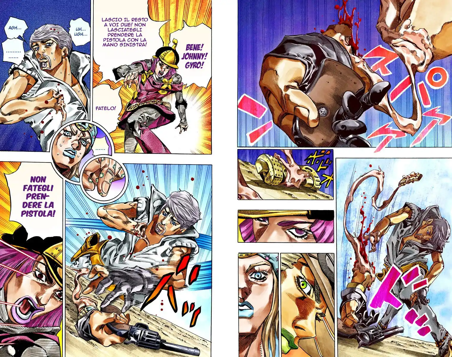 JoJo's Bizarre Adventure Part 7 - Steel Ball Run (Official Colored) Capitolo 34 page 22