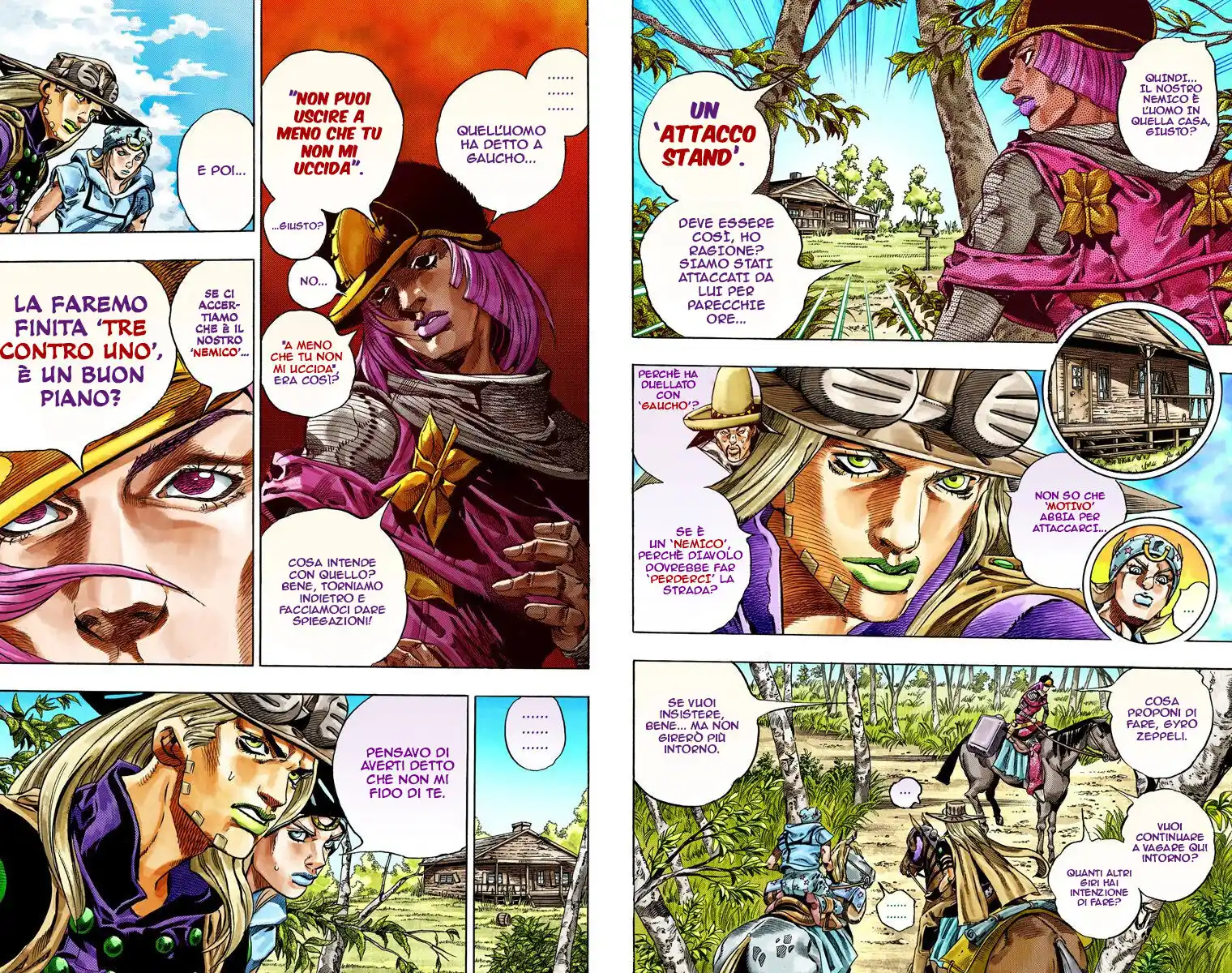 JoJo's Bizarre Adventure Part 7 - Steel Ball Run (Official Colored) Capitolo 34 page 8