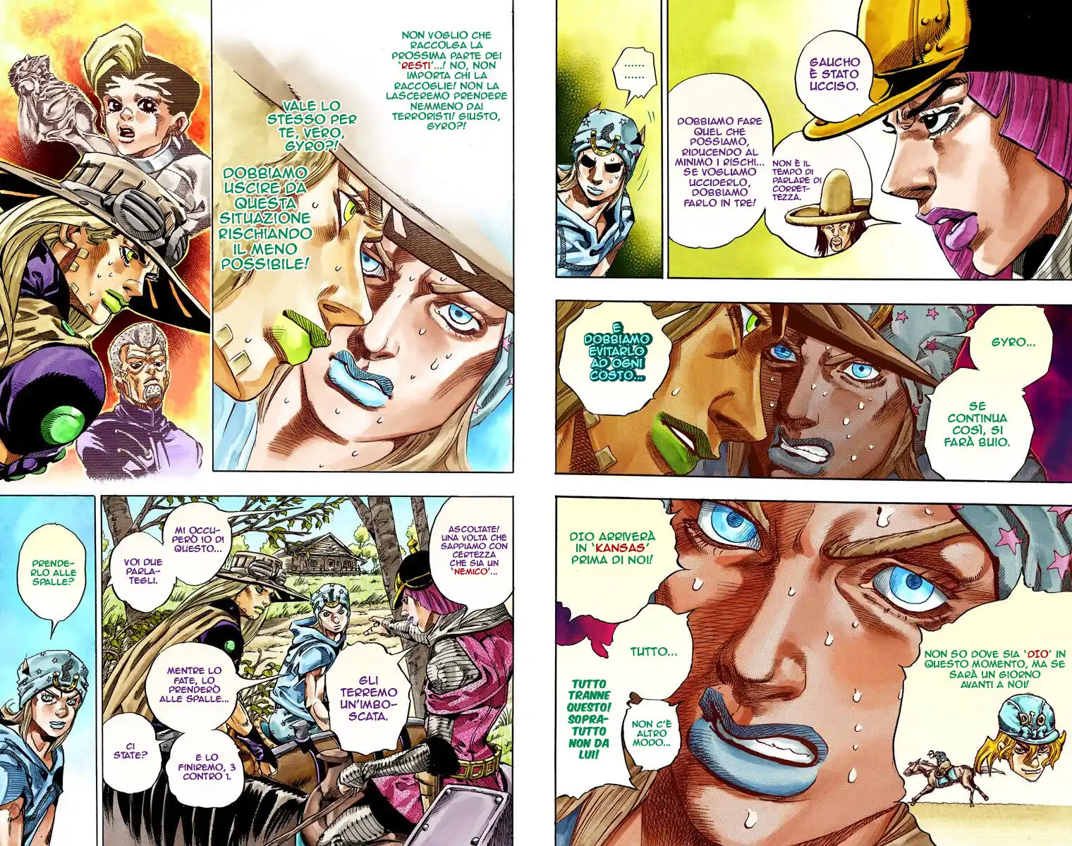 JoJo's Bizarre Adventure Part 7 - Steel Ball Run (Official Colored) Capitolo 34 page 9