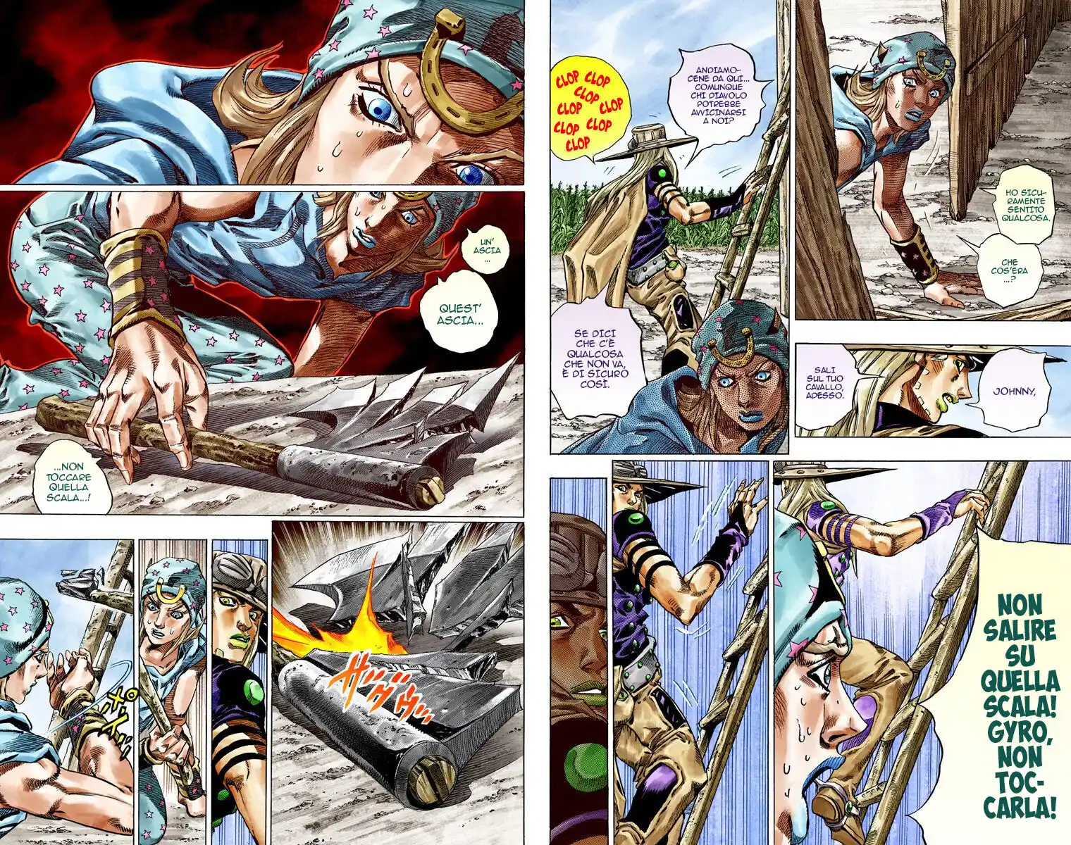 JoJo's Bizarre Adventure Part 7 - Steel Ball Run (Official Colored) Capitolo 41 page 10