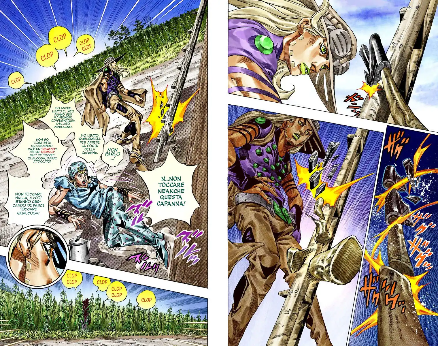 JoJo's Bizarre Adventure Part 7 - Steel Ball Run (Official Colored) Capitolo 41 page 11