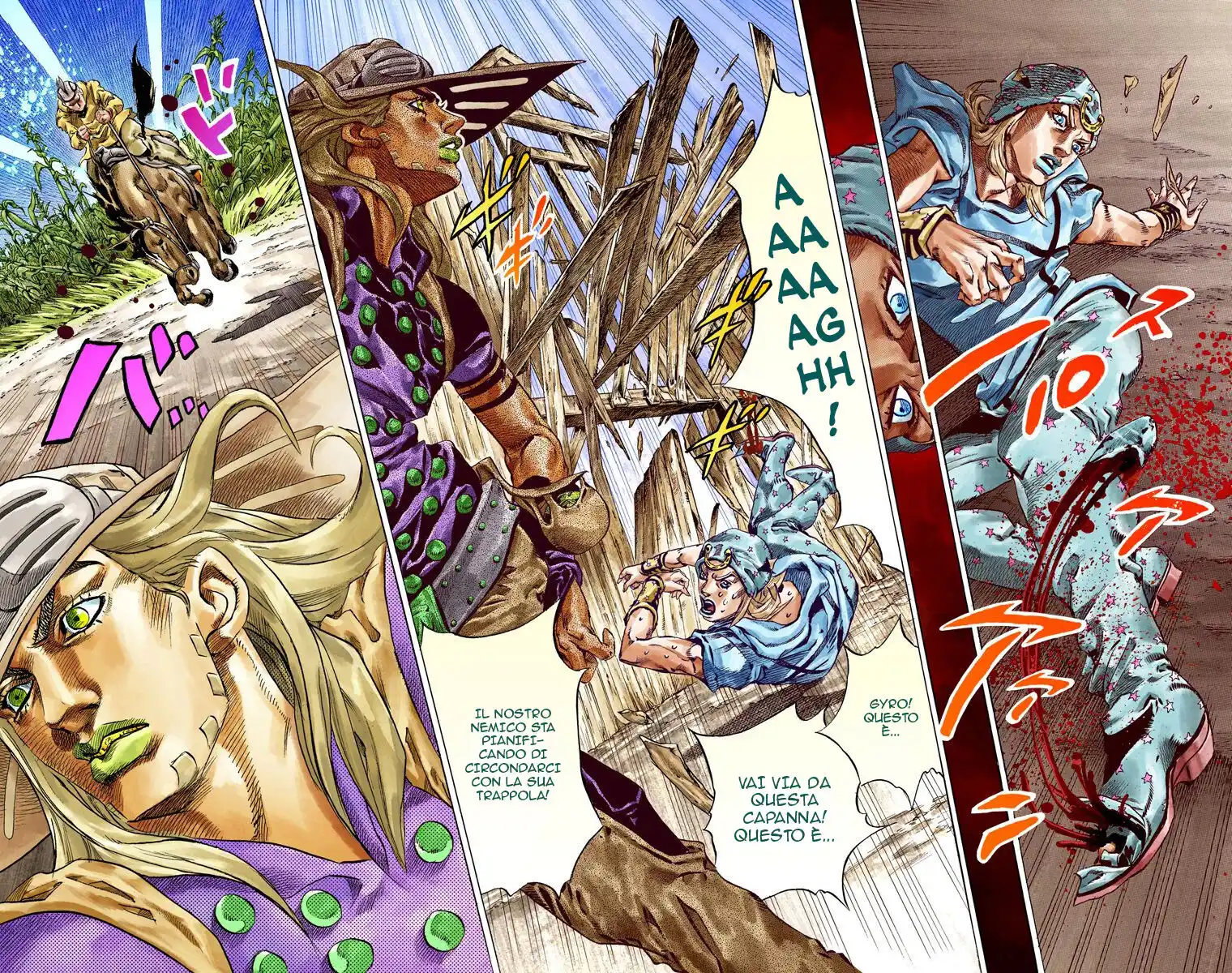 JoJo's Bizarre Adventure Part 7 - Steel Ball Run (Official Colored) Capitolo 41 page 14