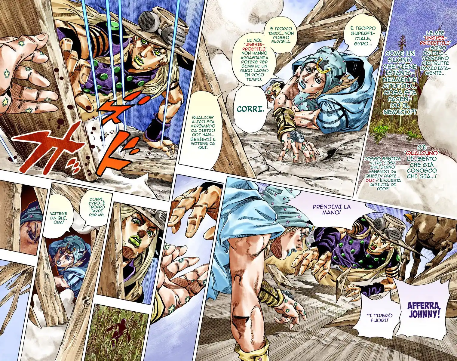 JoJo's Bizarre Adventure Part 7 - Steel Ball Run (Official Colored) Capitolo 41 page 22