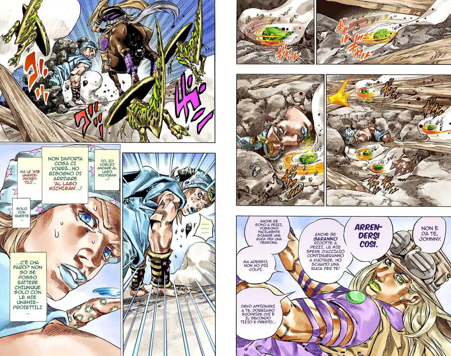 JoJo's Bizarre Adventure Part 7 - Steel Ball Run (Official Colored) Capitolo 41 page 25