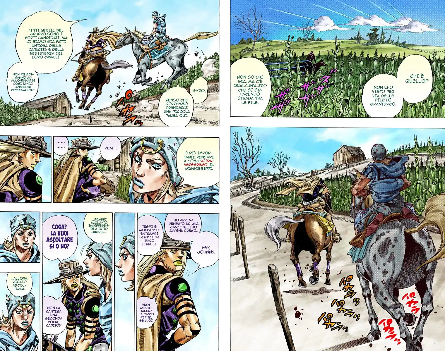 JoJo's Bizarre Adventure Part 7 - Steel Ball Run (Official Colored) Capitolo 41 page 4