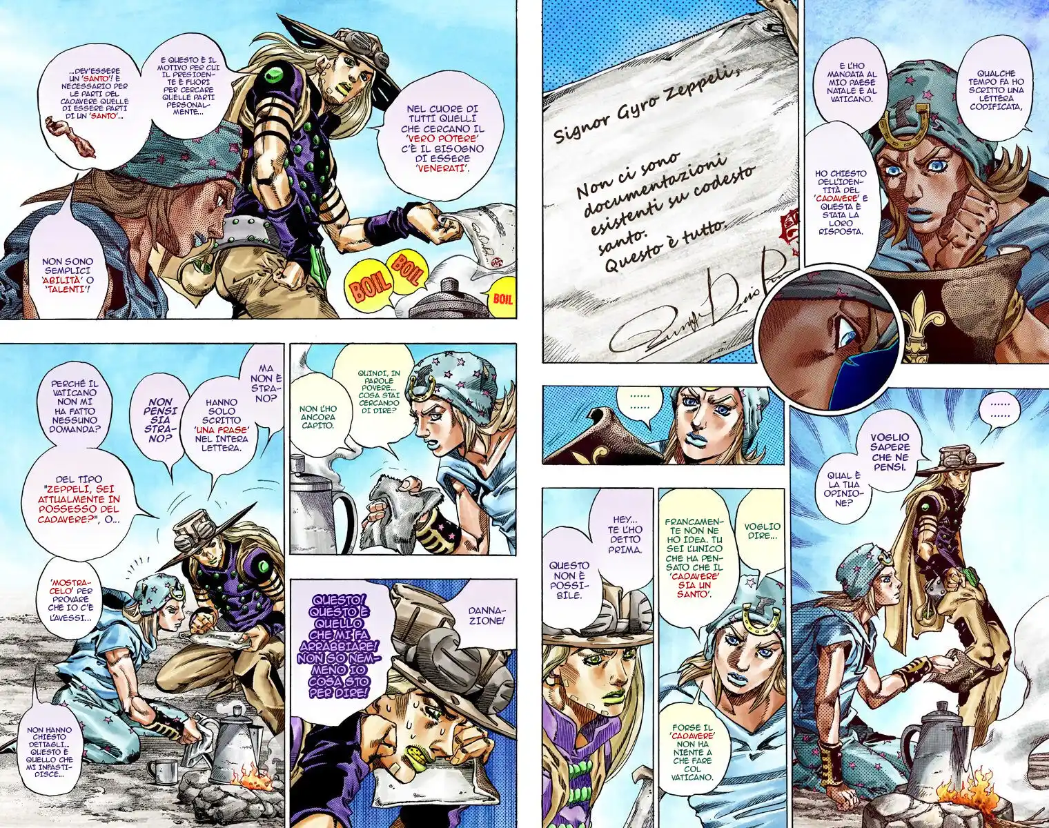 JoJo's Bizarre Adventure Part 7 - Steel Ball Run (Official Colored) Capitolo 41 page 6