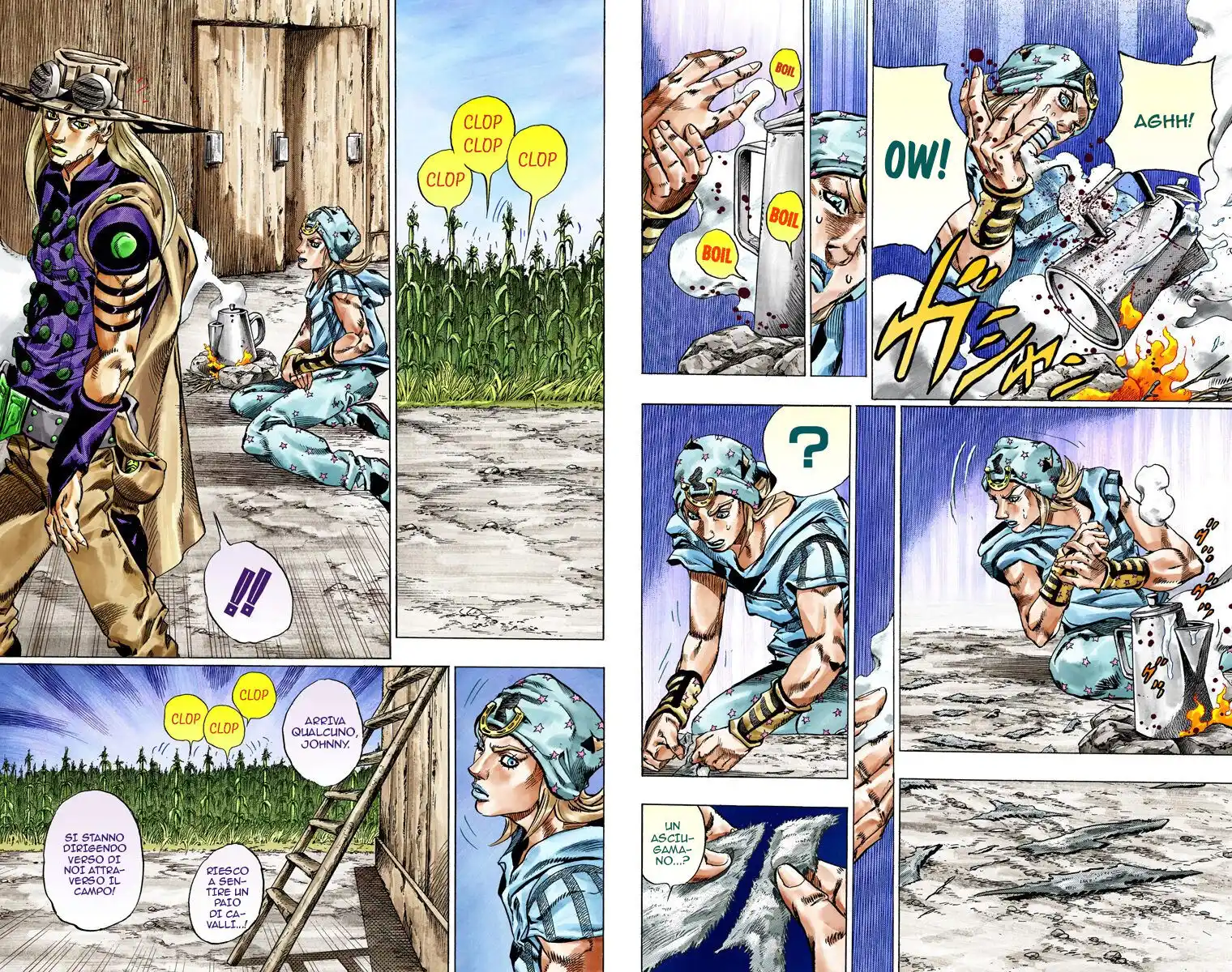 JoJo's Bizarre Adventure Part 7 - Steel Ball Run (Official Colored) Capitolo 41 page 8