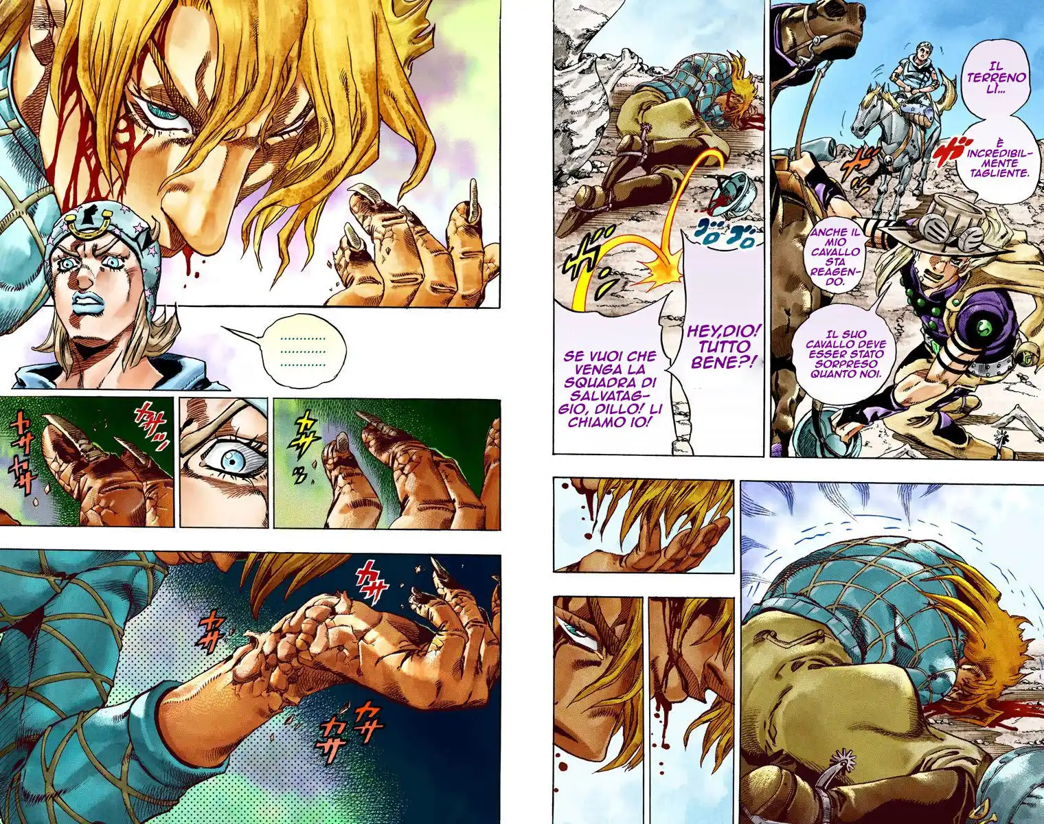 JoJo's Bizarre Adventure Part 7 - Steel Ball Run (Official Colored) Capitolo 28 page 17