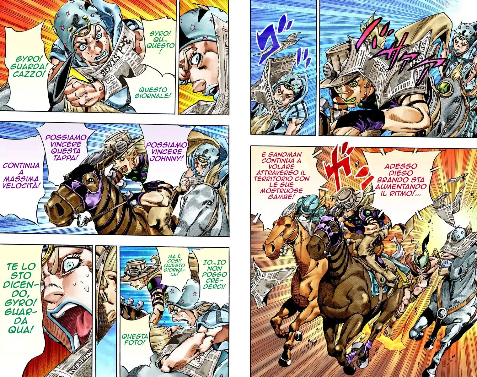 JoJo's Bizarre Adventure Part 7 - Steel Ball Run (Official Colored) Capitolo 28 page 6