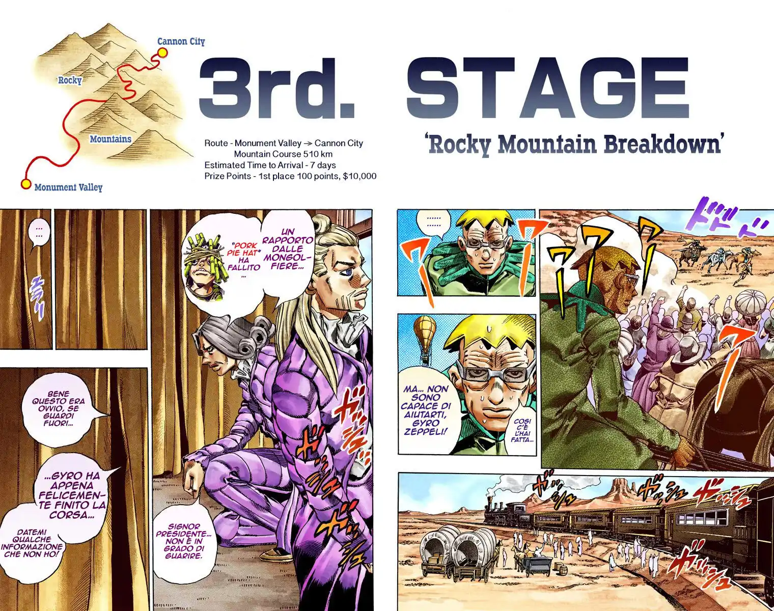 JoJo's Bizarre Adventure Part 7 - Steel Ball Run (Official Colored) Capitolo 28 page 9