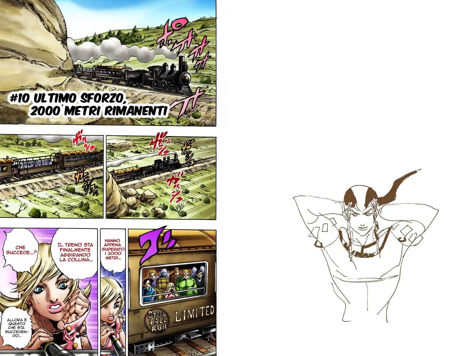 JoJo's Bizarre Adventure Part 7 - Steel Ball Run (Official Colored) Capitolo 10 page 1