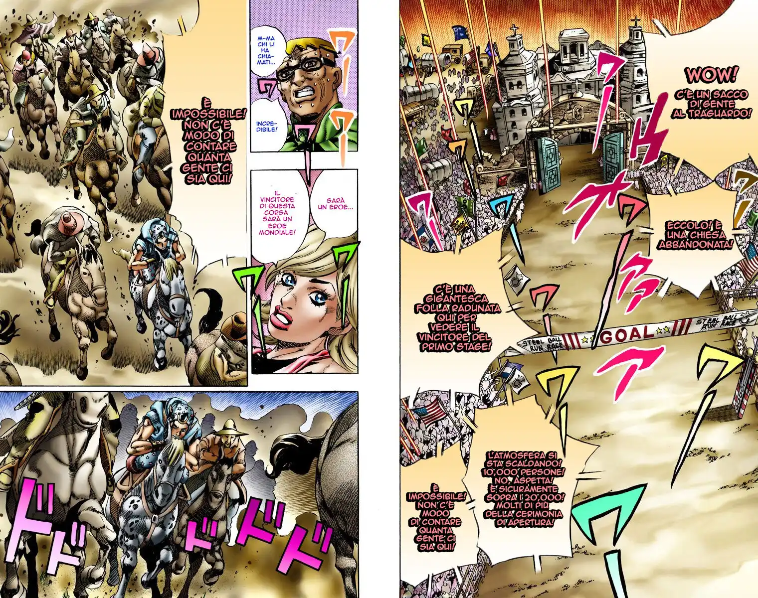 JoJo's Bizarre Adventure Part 7 - Steel Ball Run (Official Colored) Capitolo 10 page 11