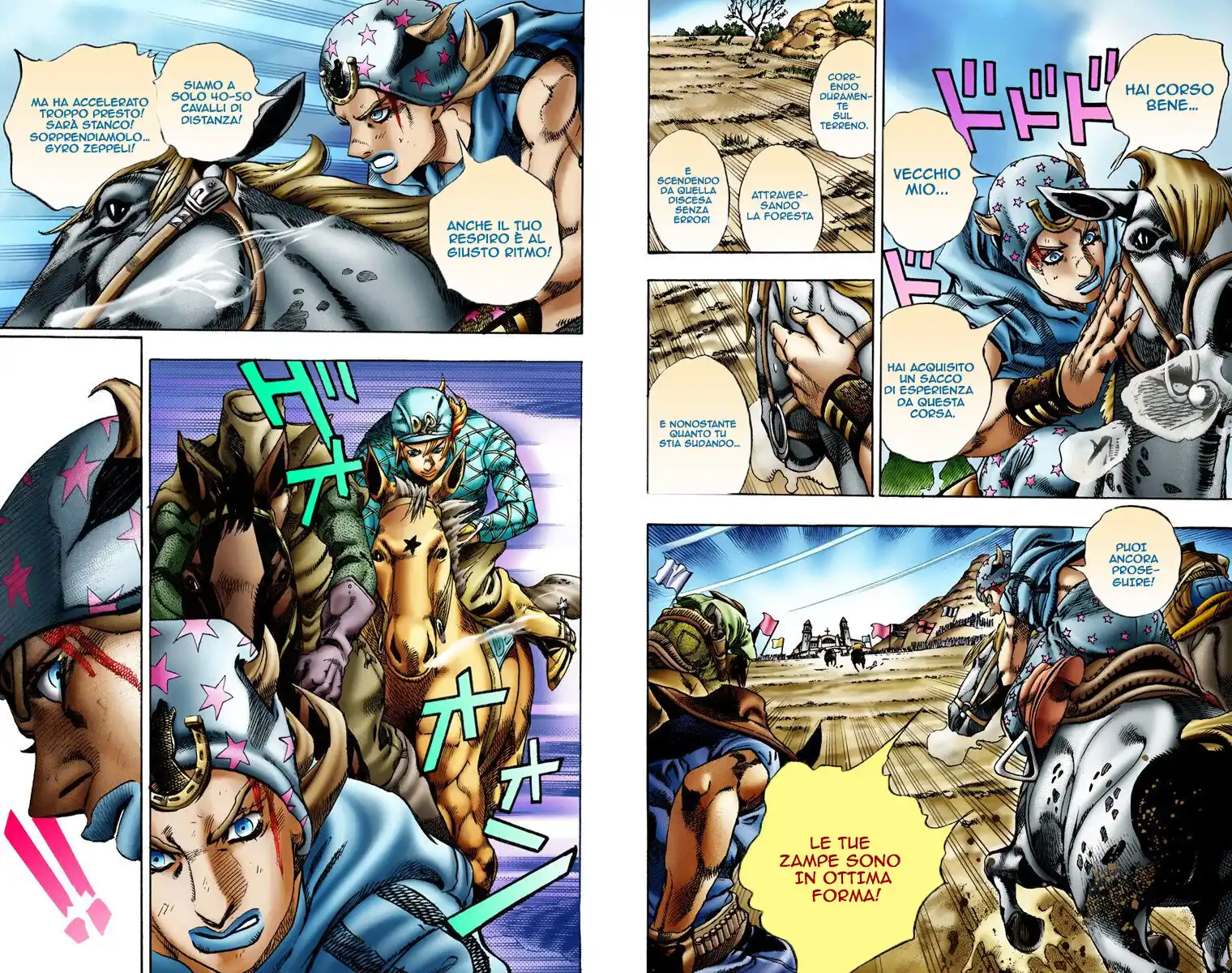 JoJo's Bizarre Adventure Part 7 - Steel Ball Run (Official Colored) Capitolo 10 page 12