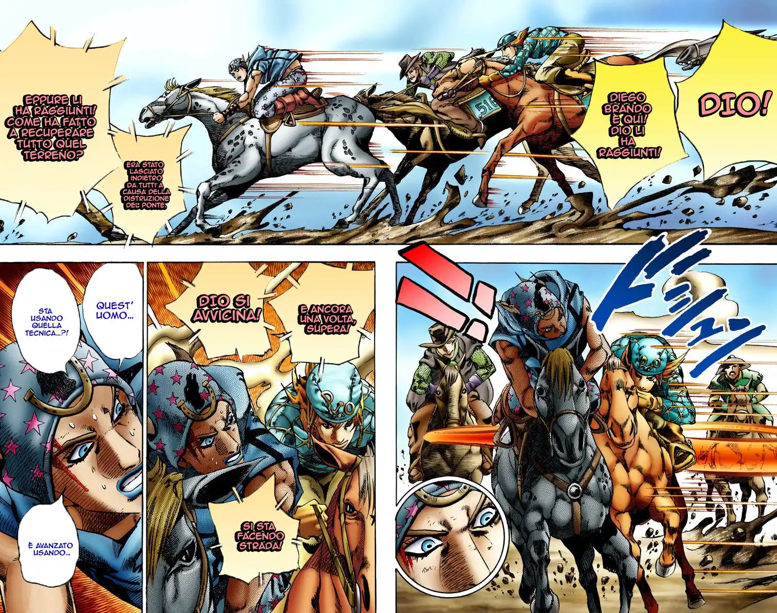 JoJo's Bizarre Adventure Part 7 - Steel Ball Run (Official Colored) Capitolo 10 page 14