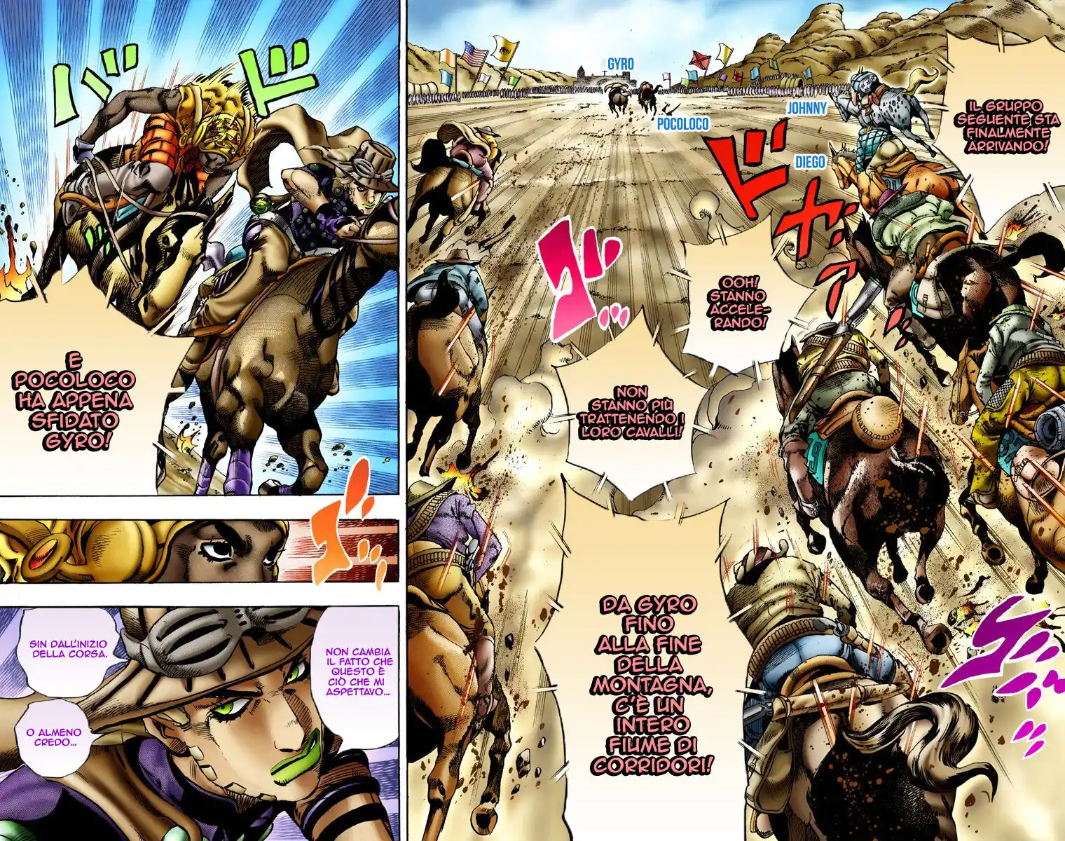 JoJo's Bizarre Adventure Part 7 - Steel Ball Run (Official Colored) Capitolo 10 page 16