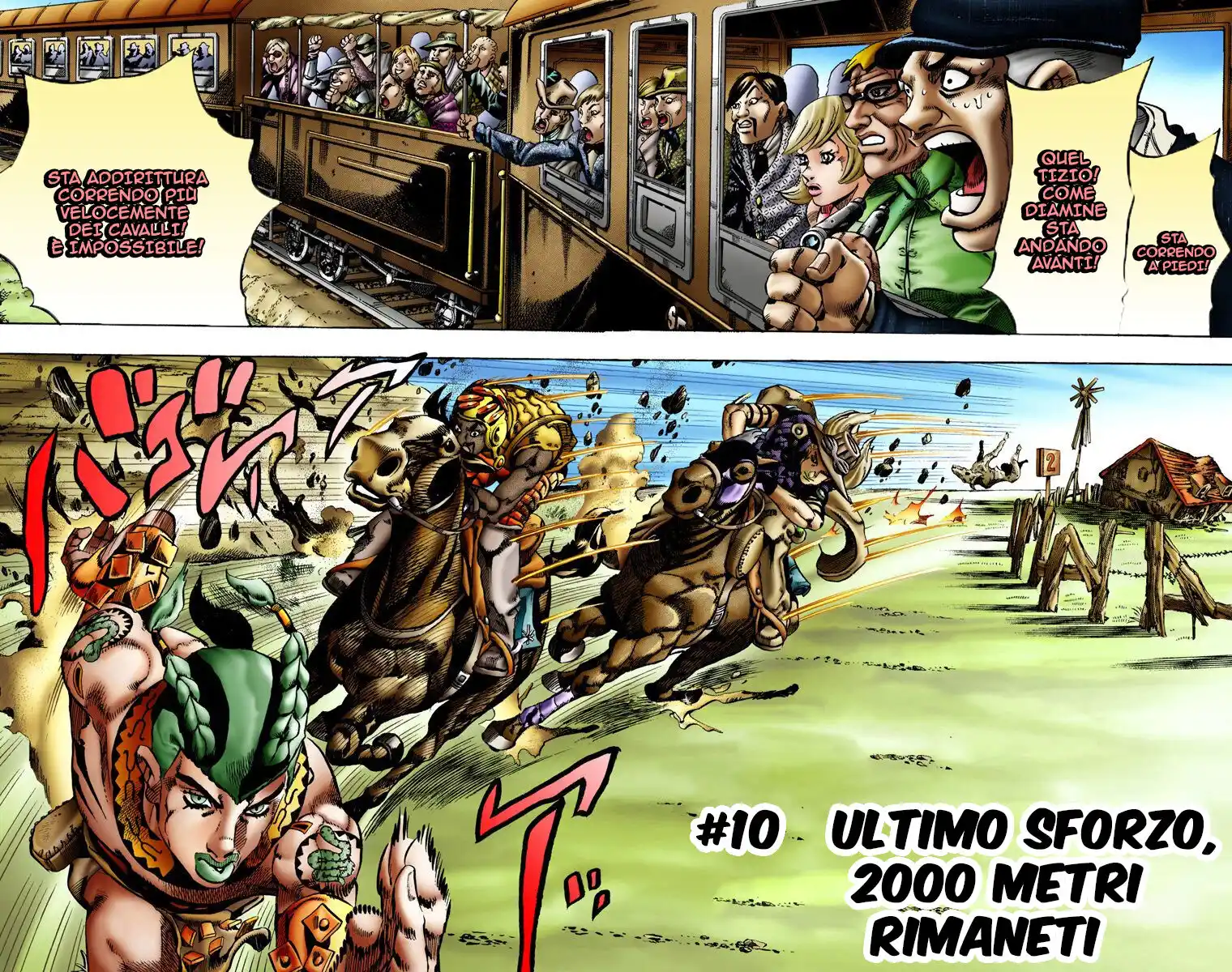 JoJo's Bizarre Adventure Part 7 - Steel Ball Run (Official Colored) Capitolo 10 page 2