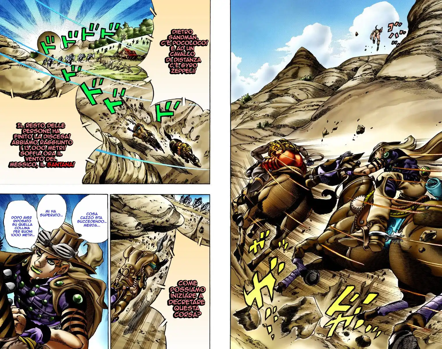 JoJo's Bizarre Adventure Part 7 - Steel Ball Run (Official Colored) Capitolo 10 page 7